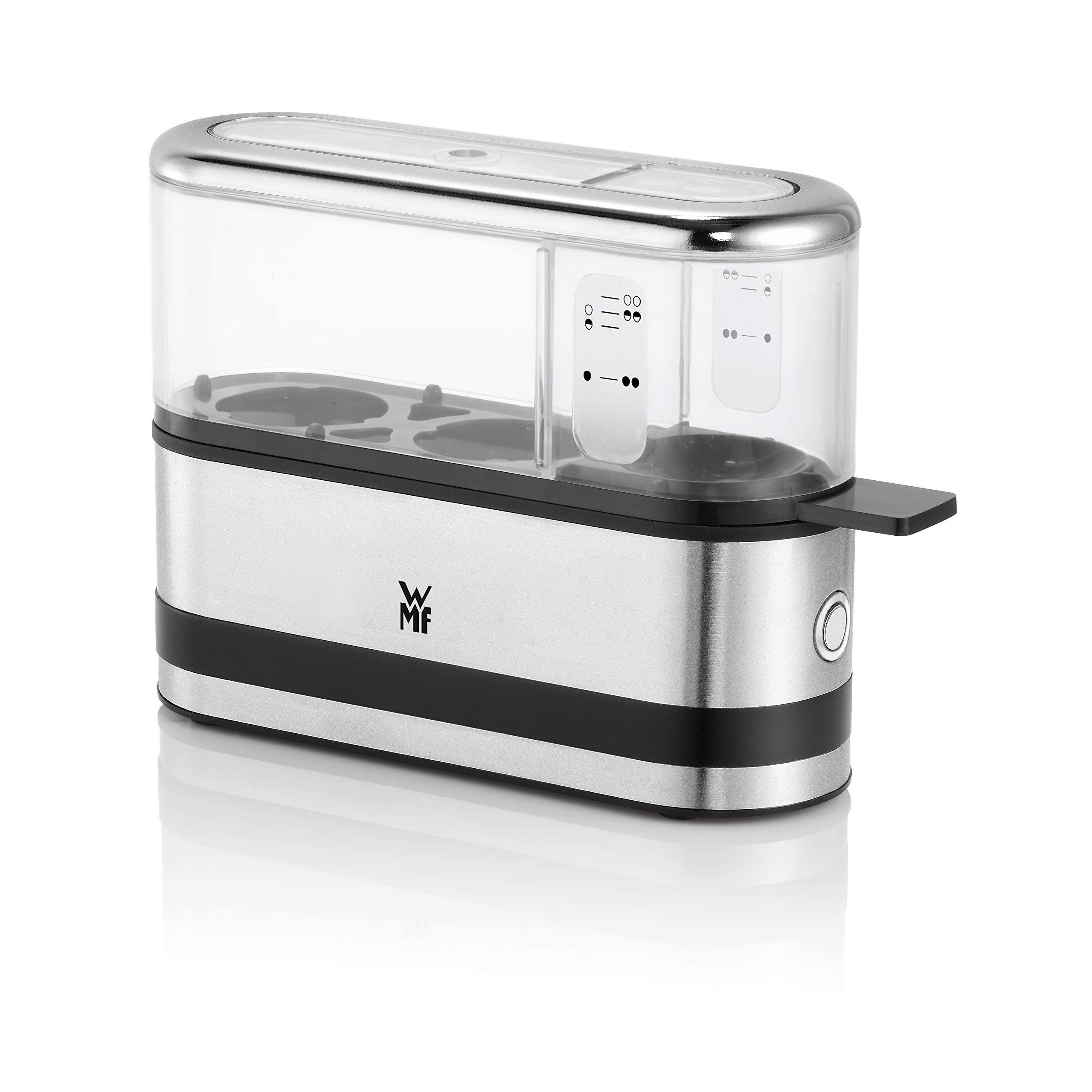 WMF Cuit-oeufs, 2 œufs, 250 W, Inox 18/10 Cromargan, Tritan sans BPA, KITCHENminis 0415020011