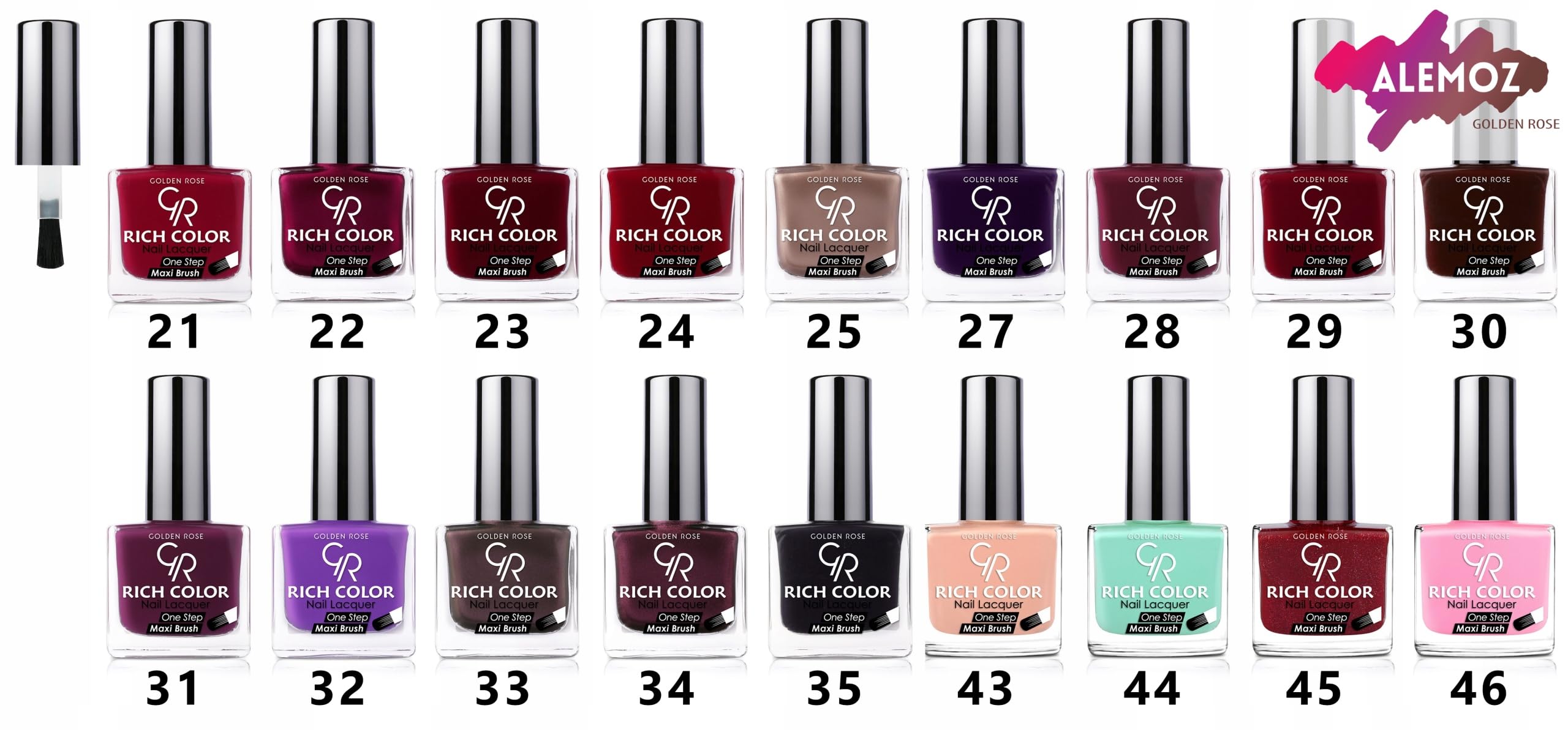 Golden Rose Rich Color Nail Lacquer Oje - 102