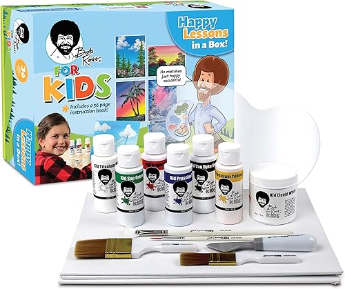 Bob Ross Para niños: Lecciones felices en una caja