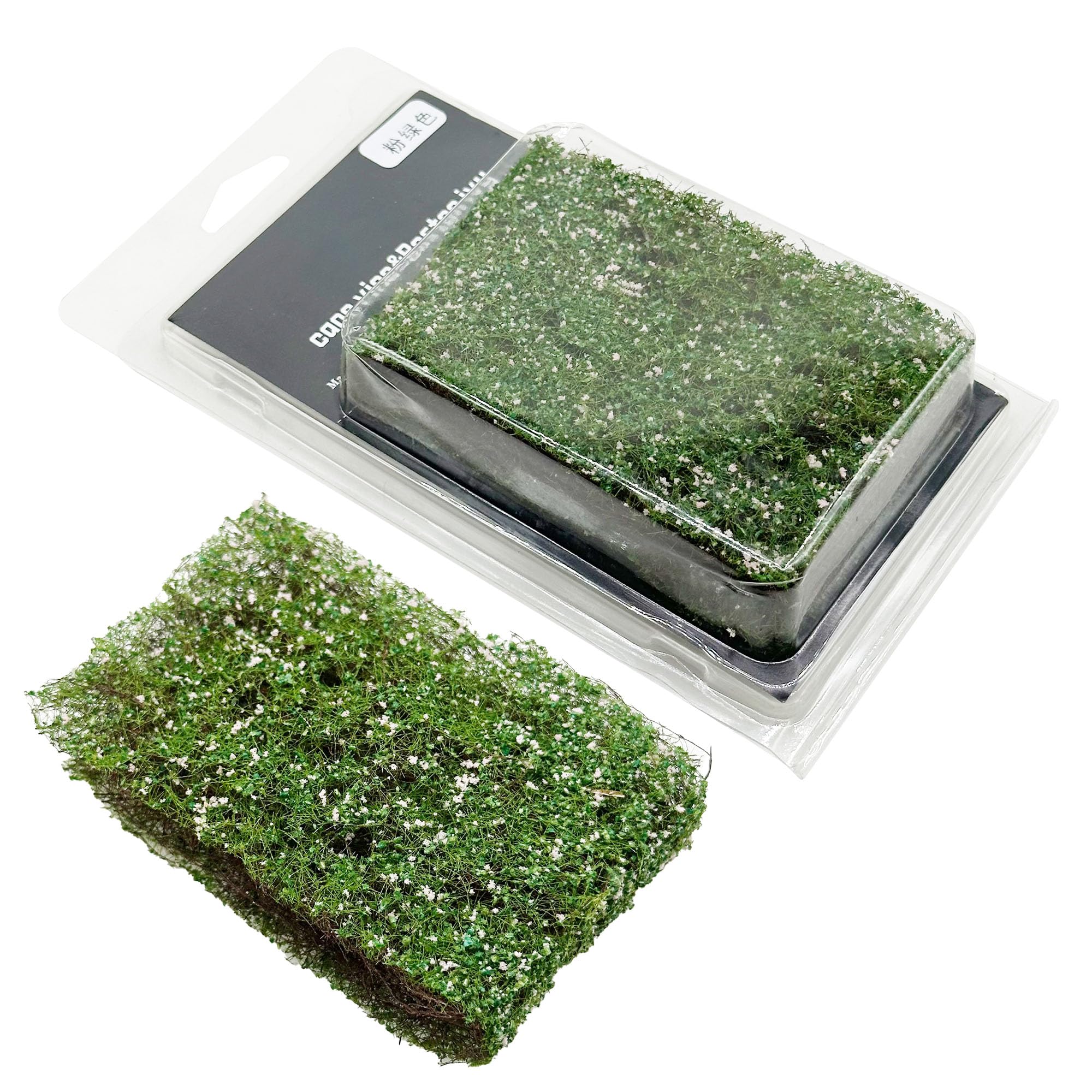 Cayway Artificial Miniature Vines Kit, Realistic Vine Model for Model Train Railway Layout, Fairy Garden Supplies, Pink Green