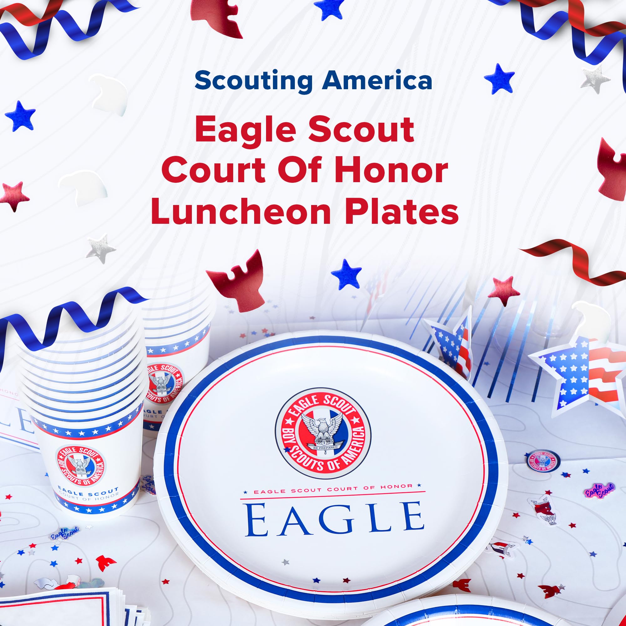 Eagle Scout Court Of Honor Luncheon Plates, 25pk