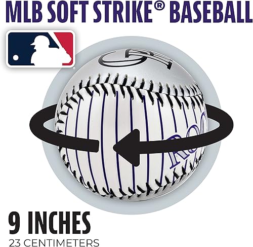 Vista 111 de Franklin Sports MLB Team Soft Baseballs - Team Logo - Fan Shop Toy Baseball for Kids - Decoration for Desks and Office