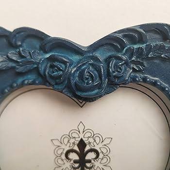 Amazon.com - ZXT-parts 3x3 Picture Frame Heart Blue Frame