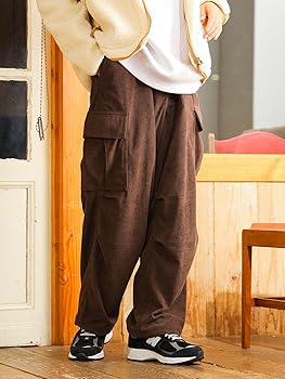 ビームスゴルフ　メンズ　50 ライトブラウン コーデュロイ スリムフィットパンツ 82230051803_C_2.jpg