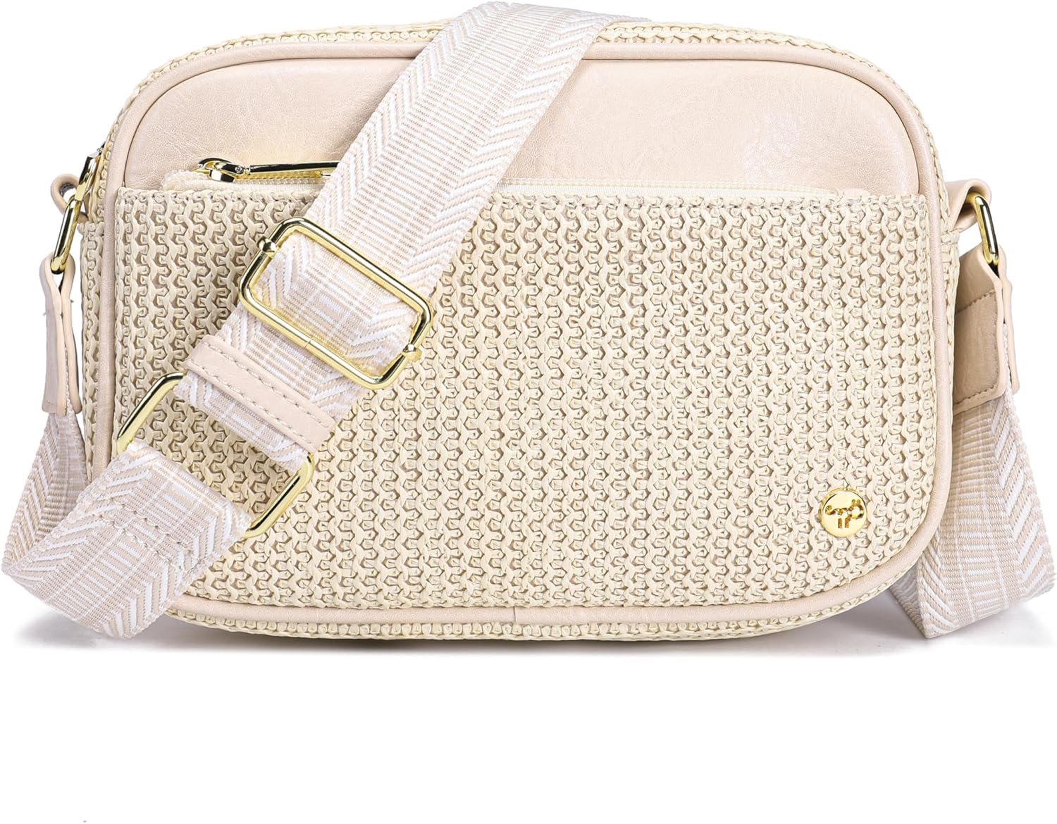 AOCINA Faux Straw Crossbody Bags for Women Summer Purse 2026 RFID Raffia Woven Bag Travel Beach Hawaiian Cruise Essentials