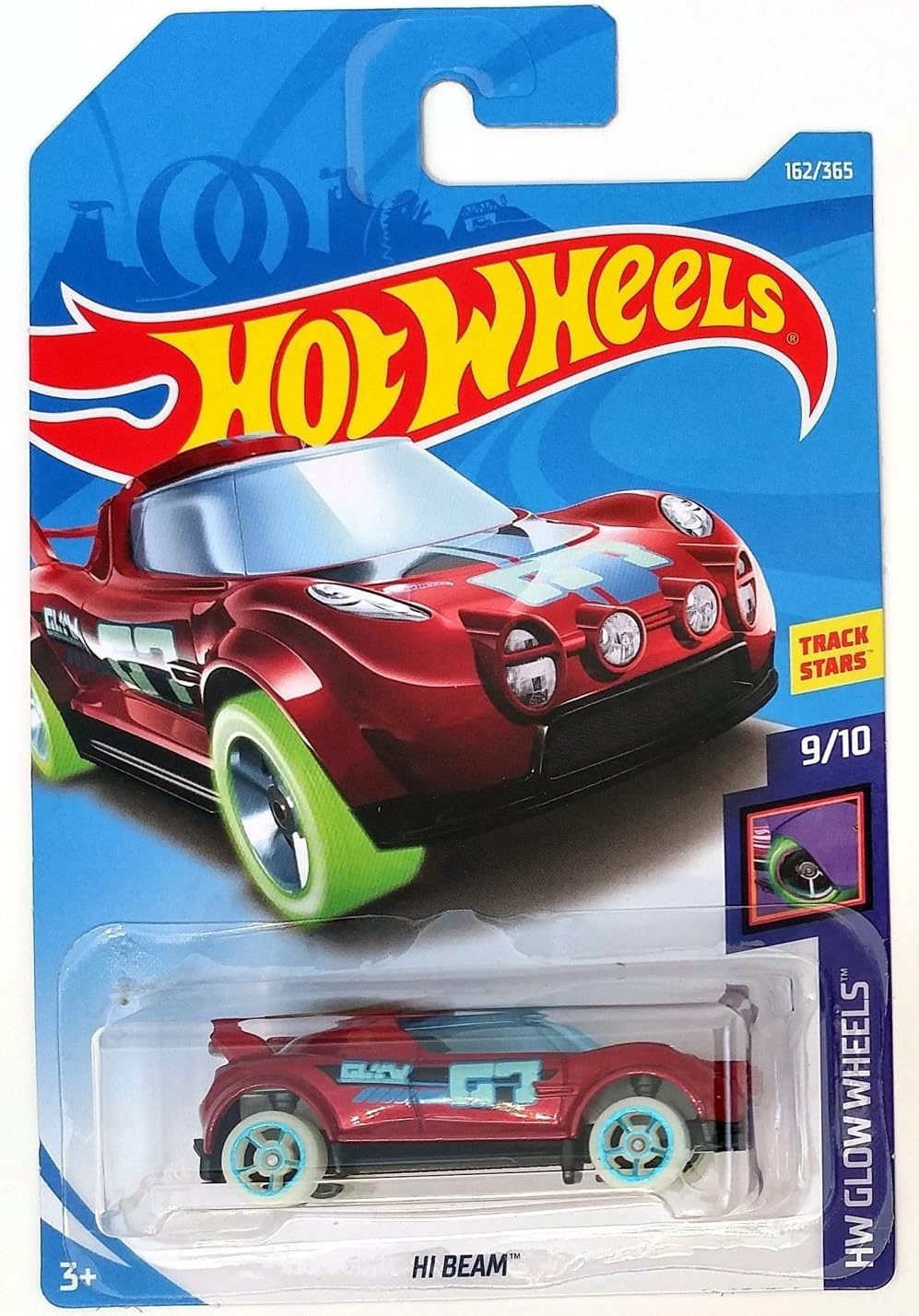 2018 Hot Wheels Hw Glow Wheels 9/10 - Hi Beam