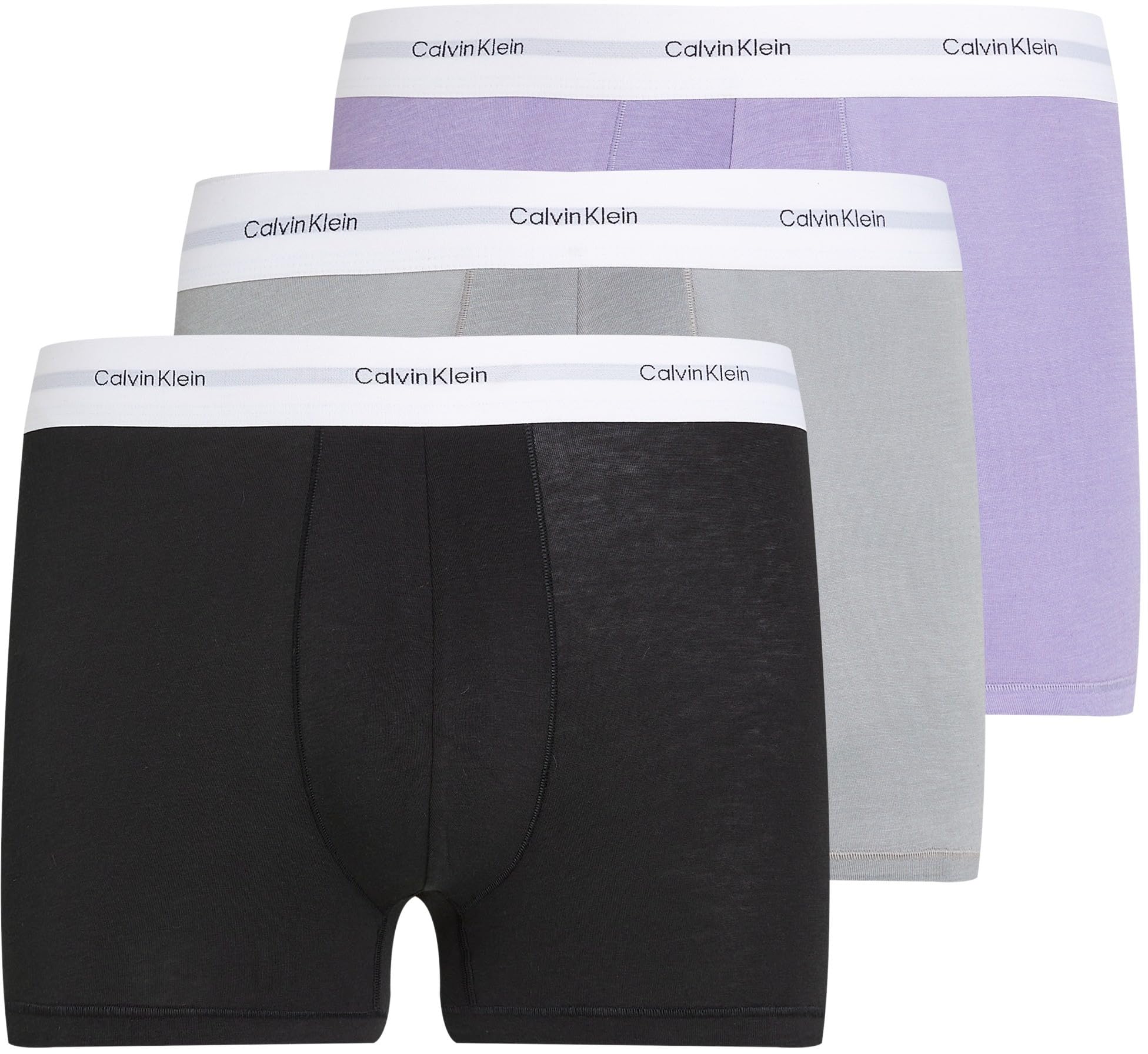 Calvin Klein Uomo Pantaloncini Boxer Confezione da 3 con Fascia con Logo