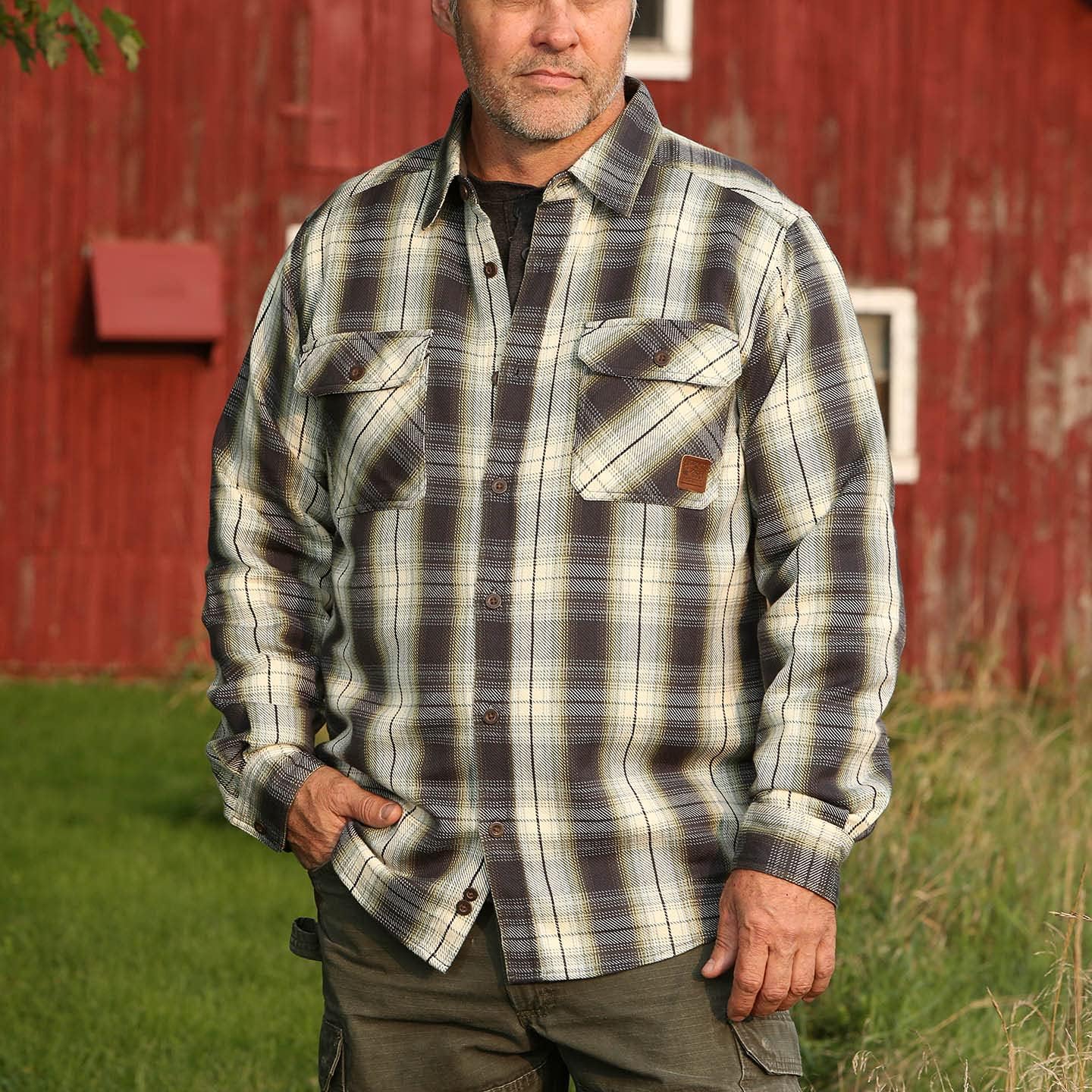 Legendary Whitetails Mens Tough as Buck Heavyweight Flannel Shirt - Image 4