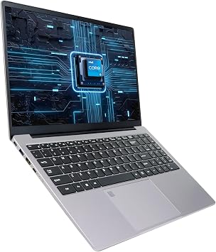 15.6" Metal Design 12th Core i5-12450Hup to 4.4GHz 16GB RAM 512GB NVMe SSD High Performance Laptop, FHD/WiFi 6/BT5.2/Thunderbolt/USB3.0/TypeC GB, 512