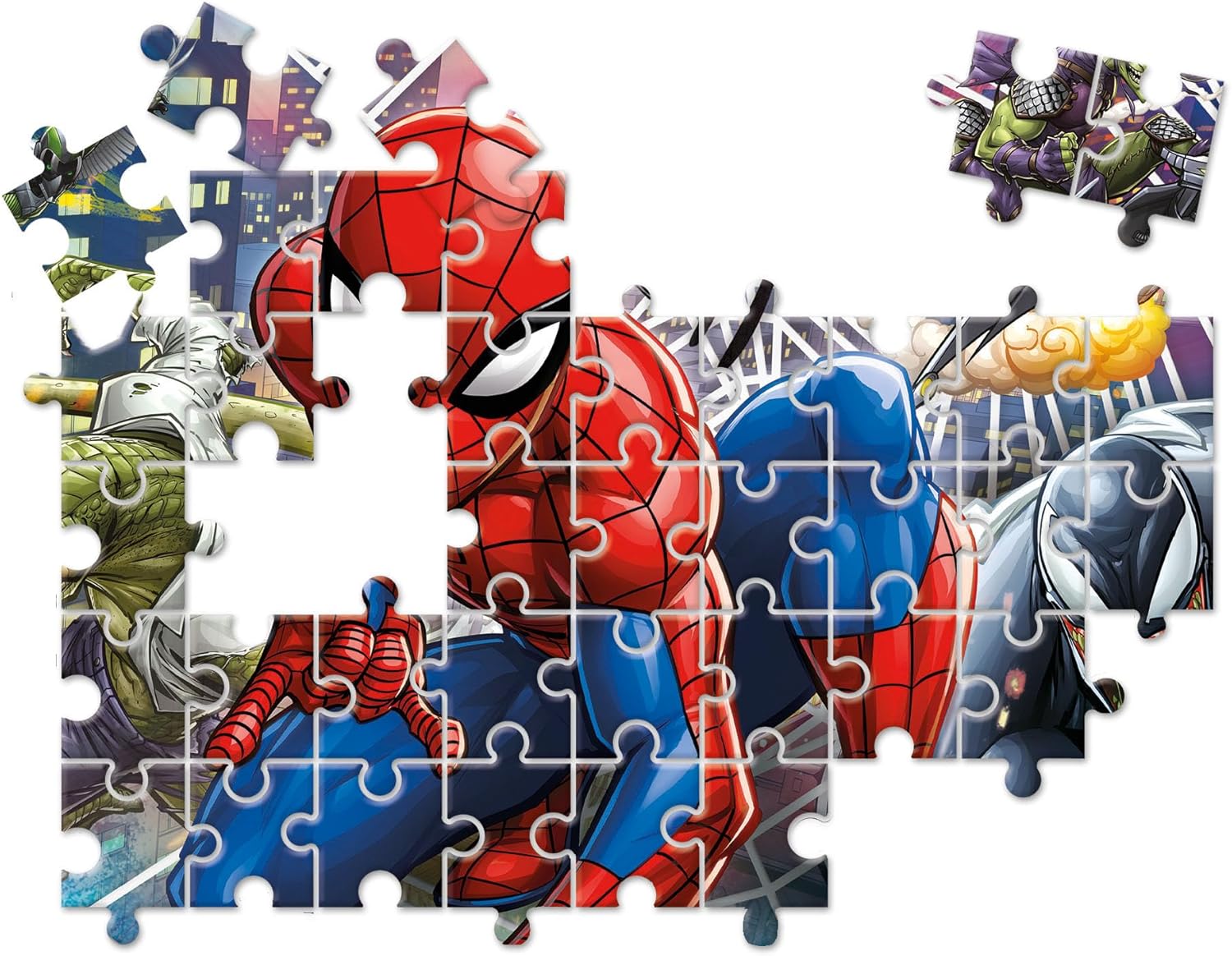 Clementoni - 20250 - Supercolor Puzzle for Children - Spiderman - 30 Pieces