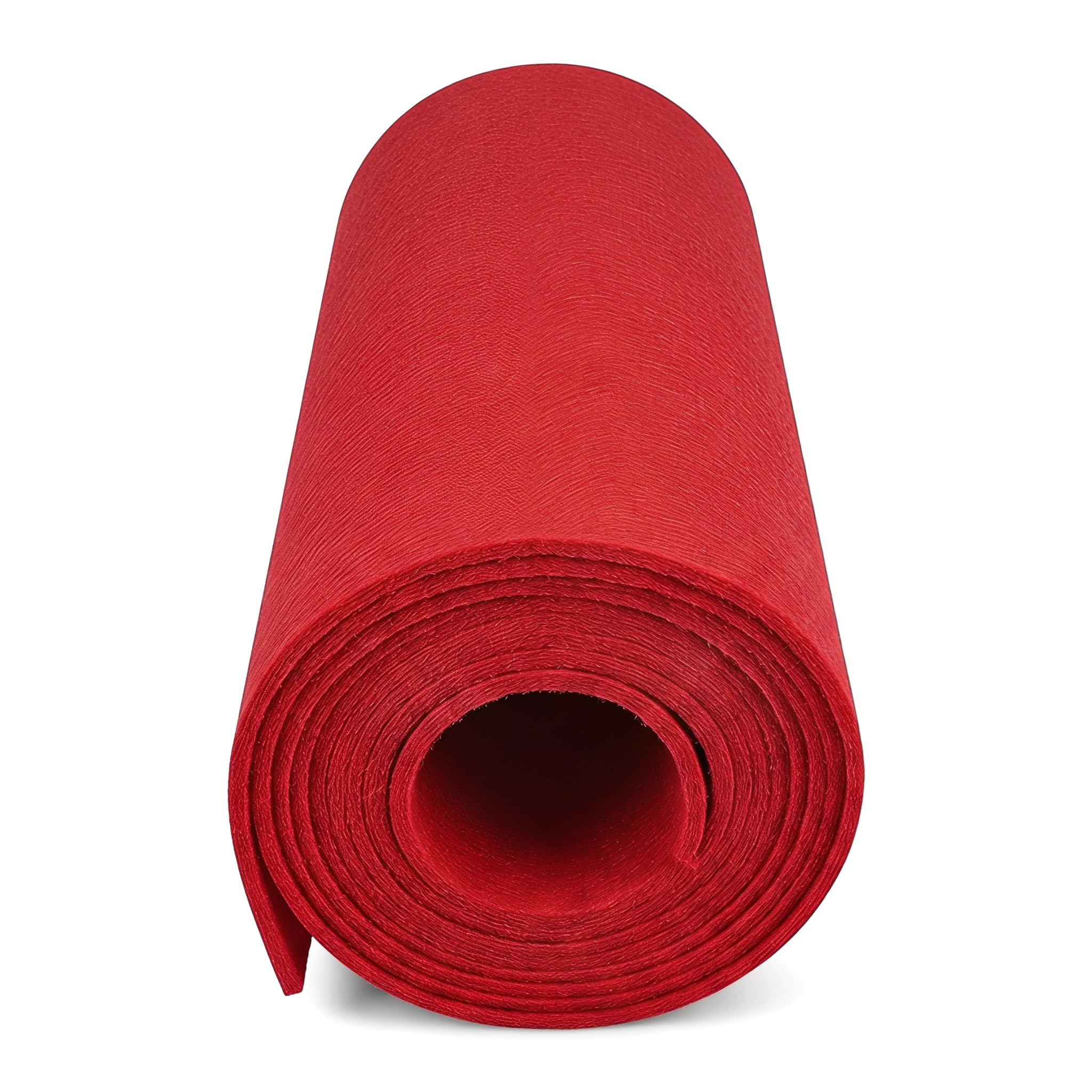 Nisorpa Roter Teppich Läufer Eventteppich Hochzeitsteppich 10m x 1m Lang VIP Event Rot Teppich Rutschfester Red Carpet Empfangsteppich