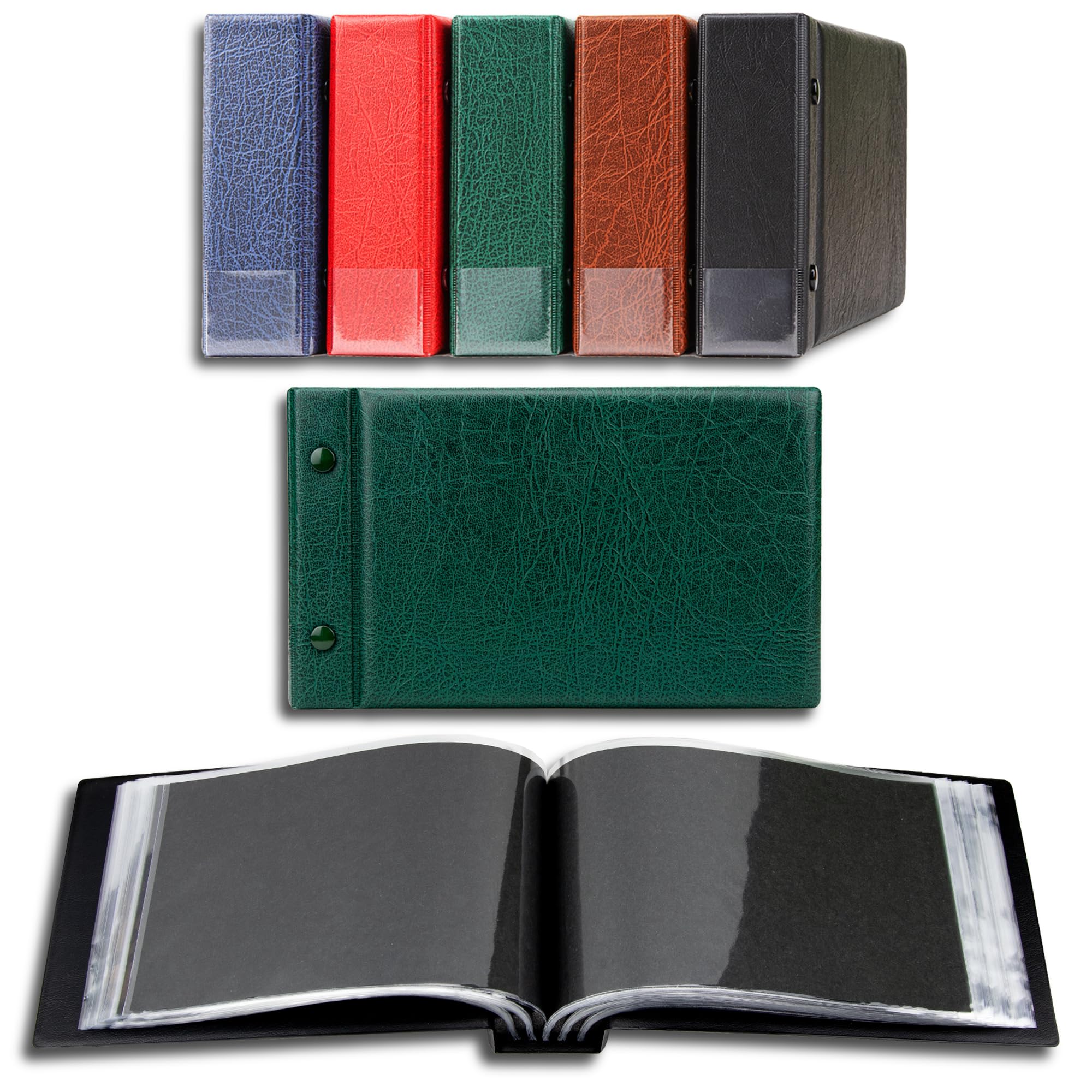 Prophila Collection Green Prophila Small Album For 100 Postcards And Letters Up To 190 X 125 Mm,