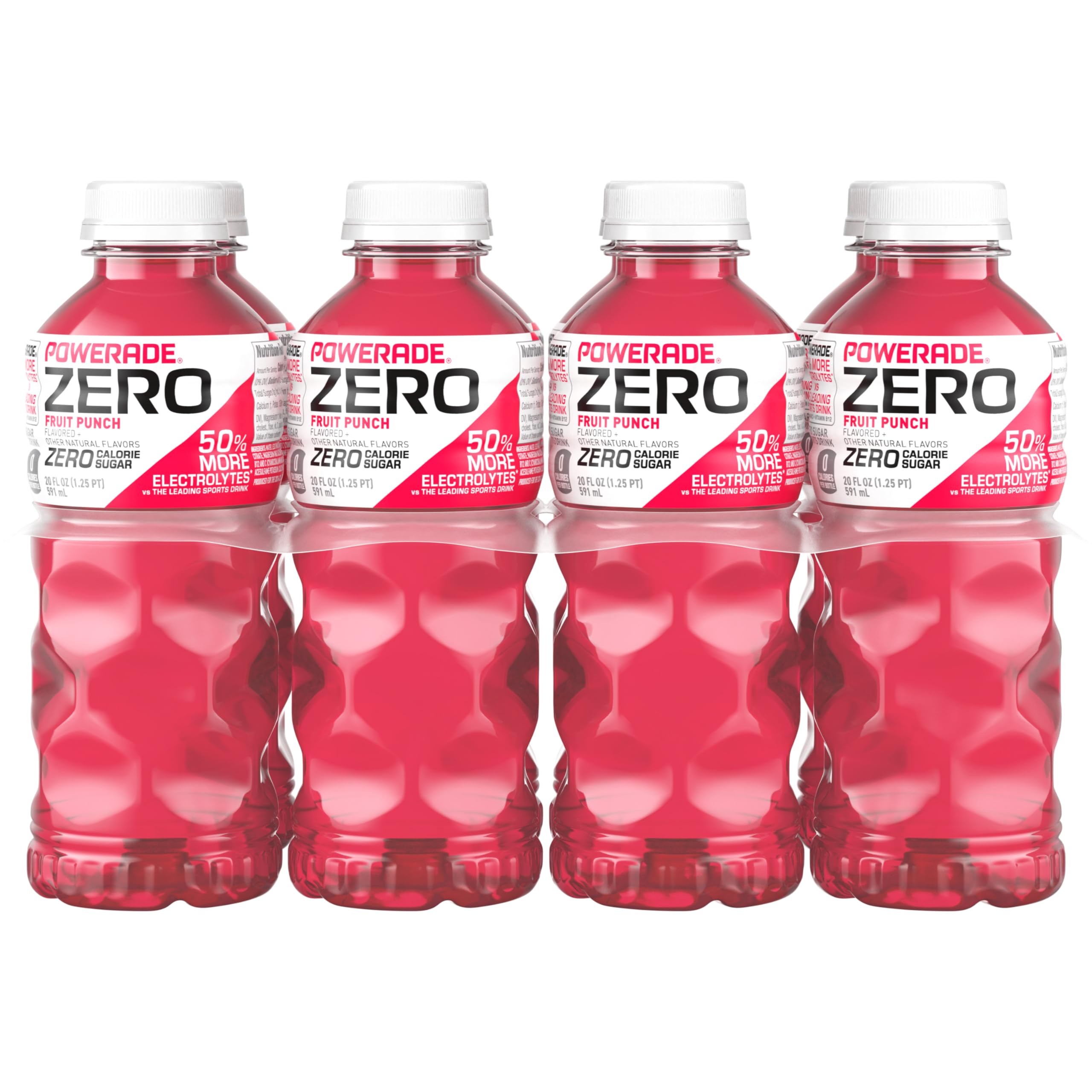 POWERADE ZERO Fruit Punch, 20 fl oz, 8 Pack