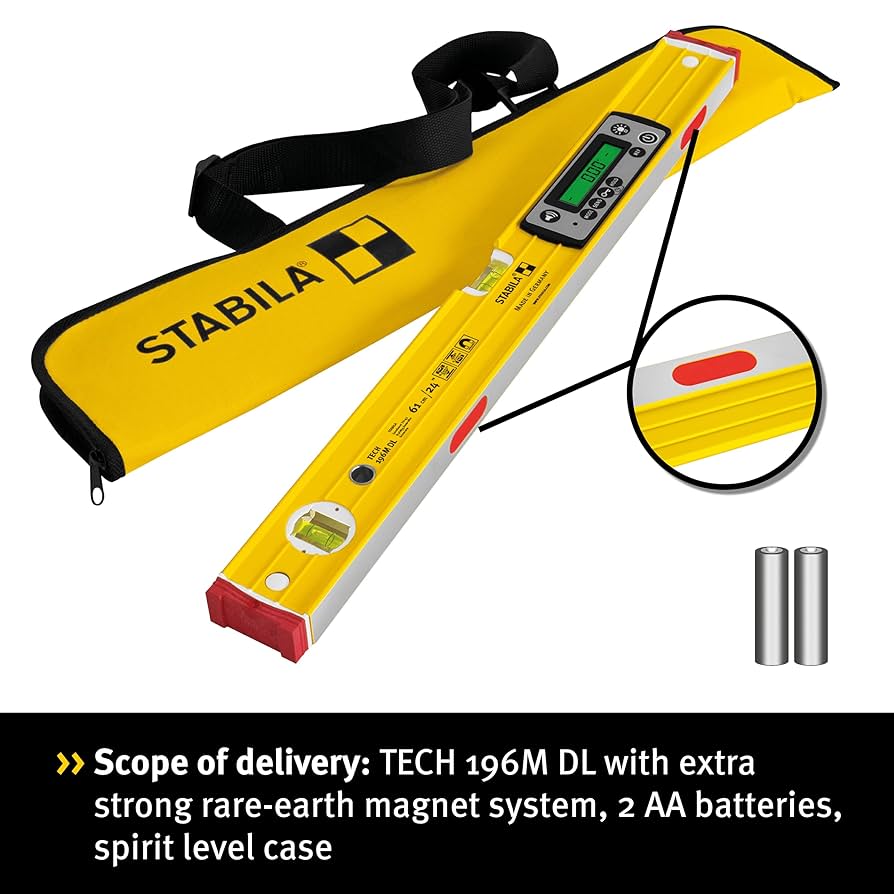apilaページ Stabila Ip 65 Tech Level 72 inches With Case - Amazon.com