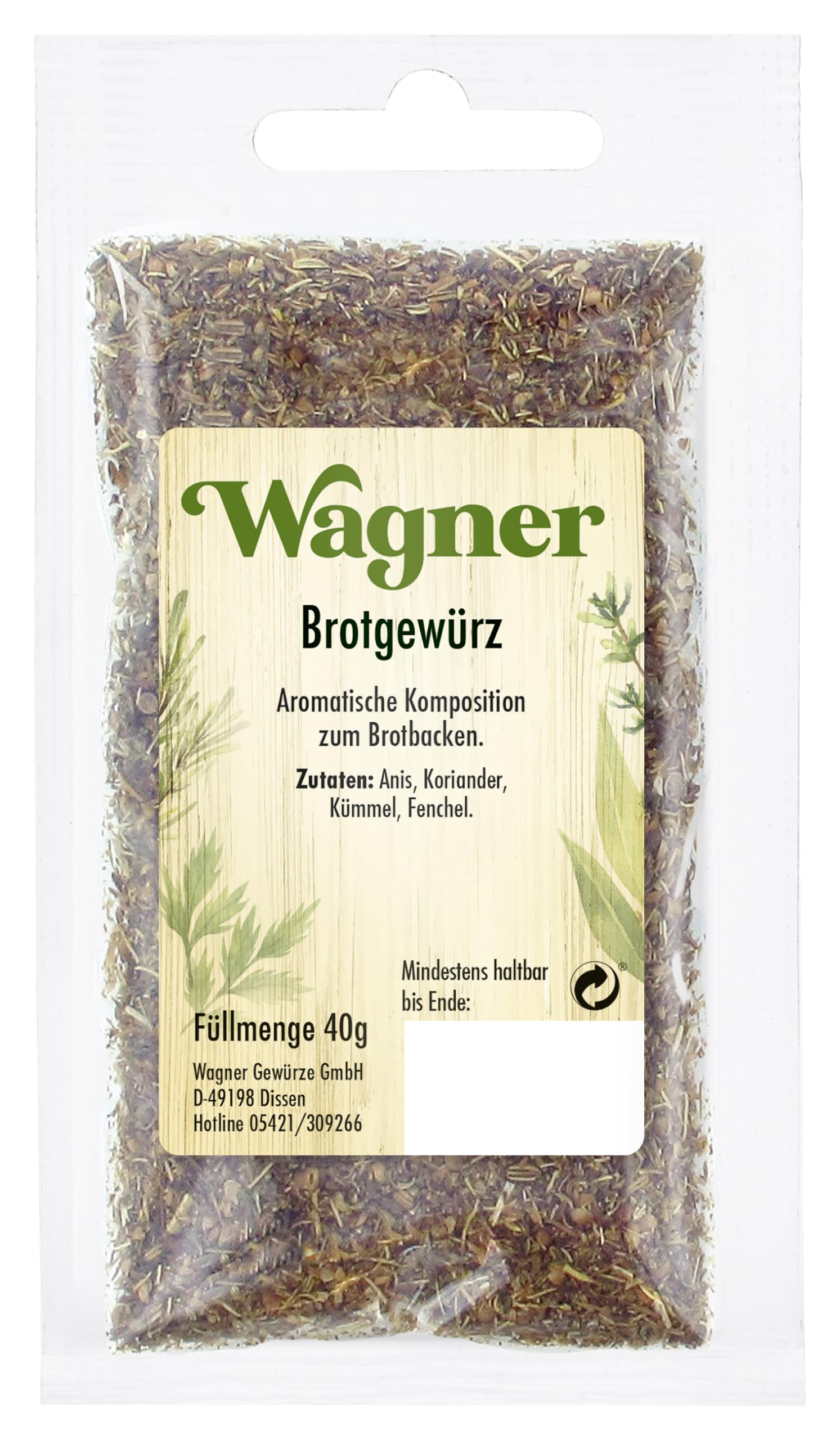 Wagner Gewürze Brotgewürz (1 x 40 g)
