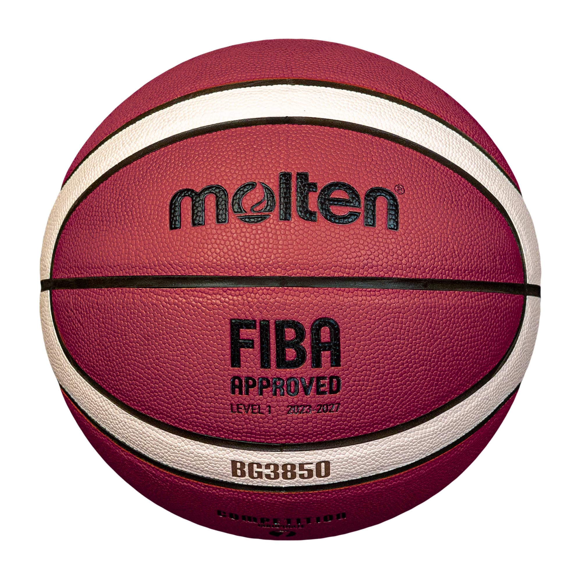 Molten BG3850 Basketbäll, Orange/Ivory, 7