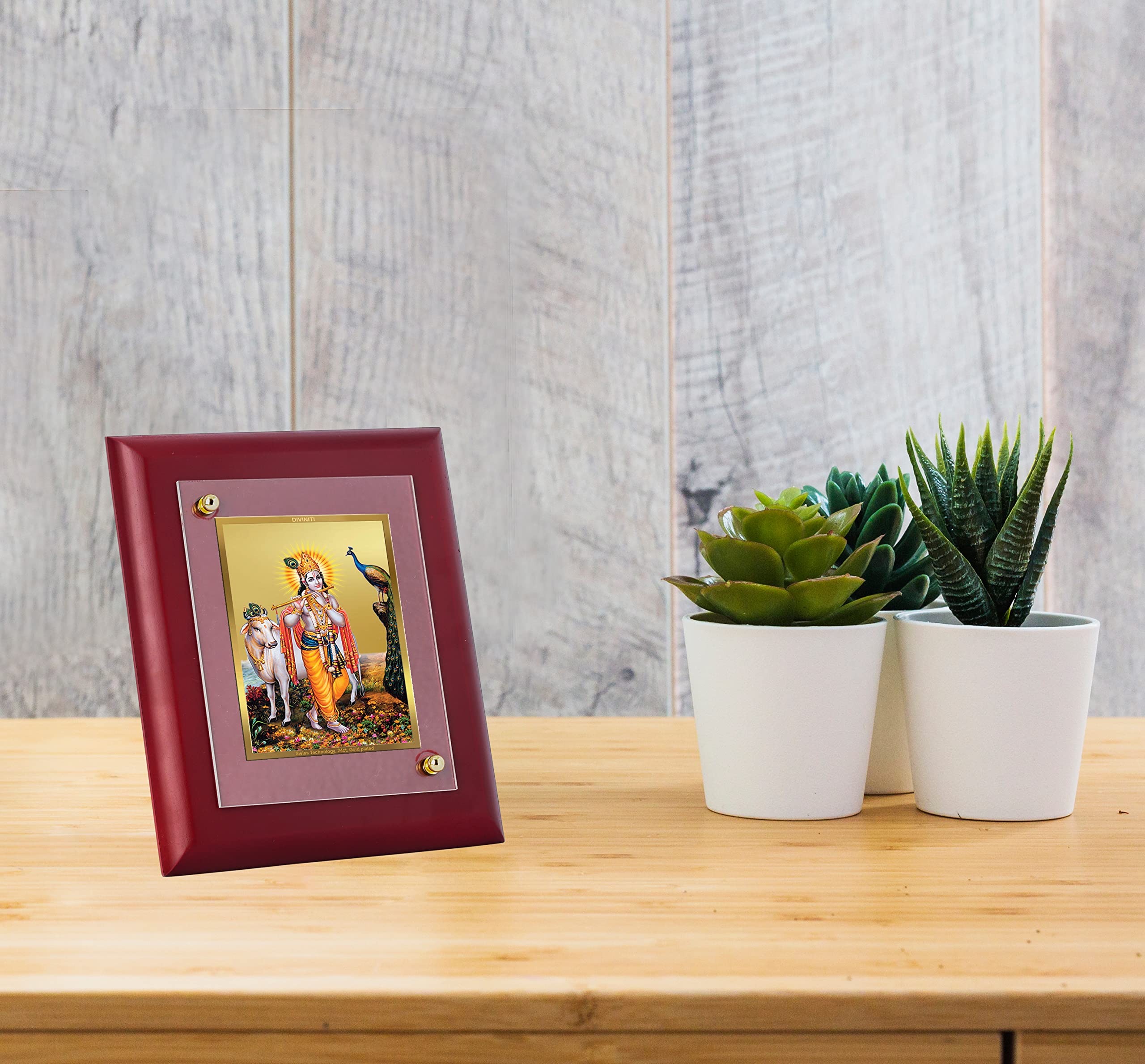 Khatu Shyam Gold Photo Frame - 24K Luxury -8