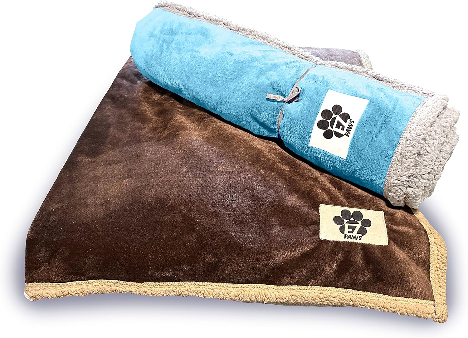 review Waterproof Dog Blanket – Reversible Sherpa and Flannel Dog Blanket for Small, Medium, and Large Dogs