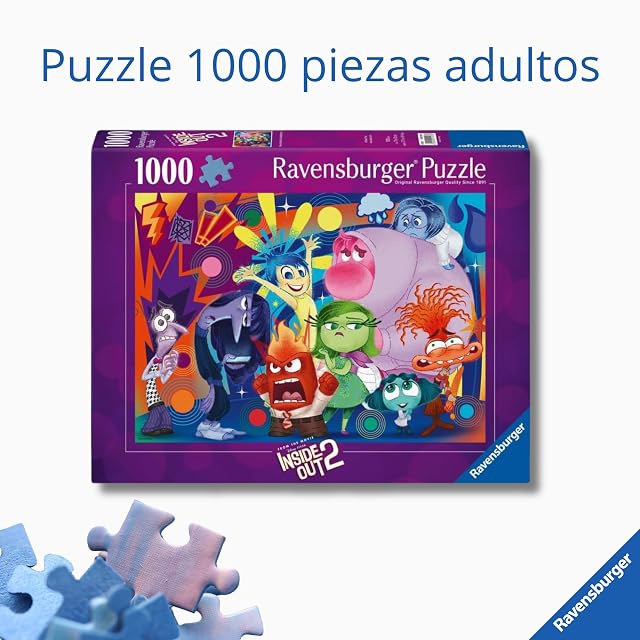 Foto 2 de 7 de Ravensburger - Puzzle 1000 Piezas Inside out 2, Puzzle Adultos 14+ 70x50 cm