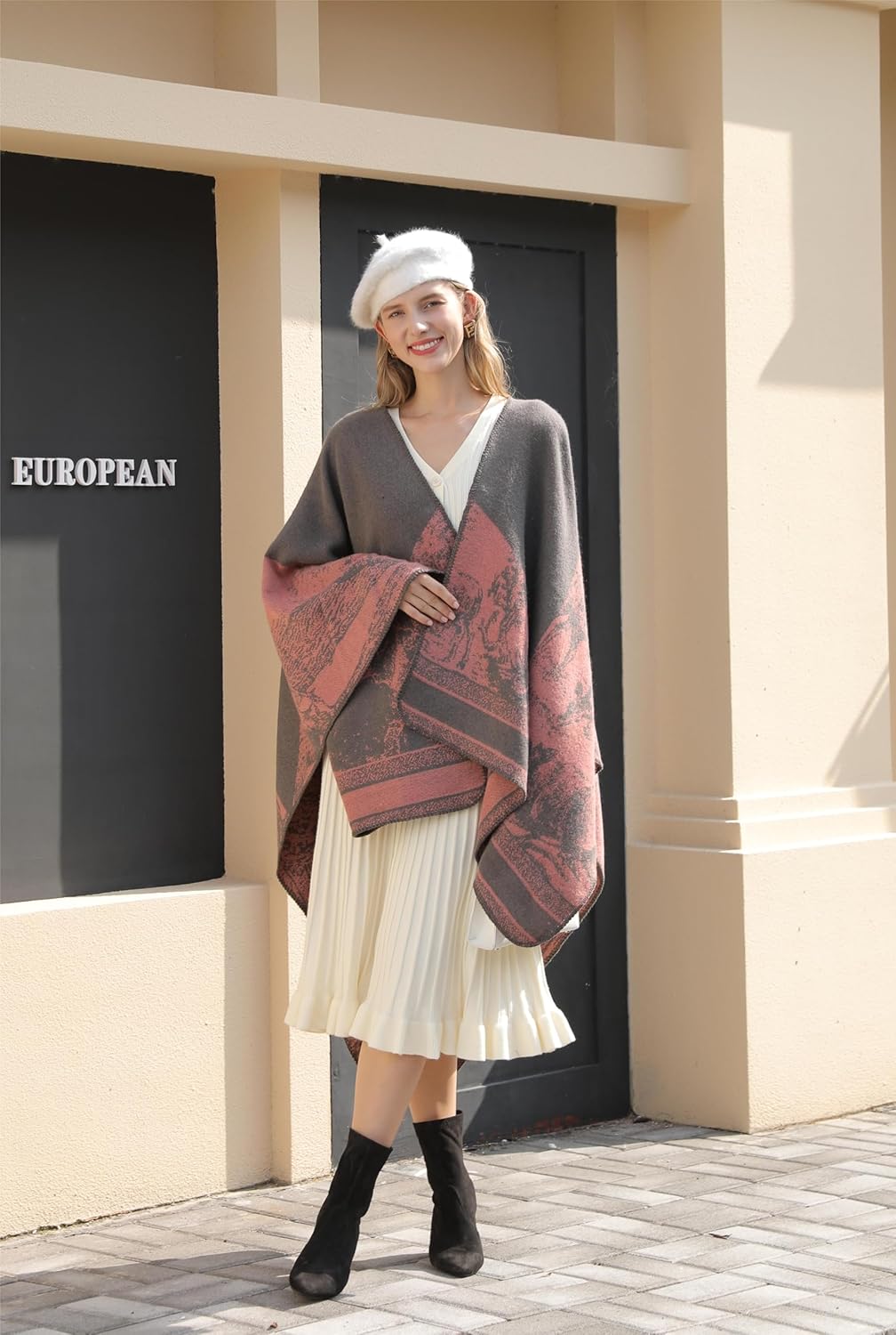 Womens Pashmina Shawls and Wraps Soft Winter Warm Oversized Blanket Scarf - Image 6