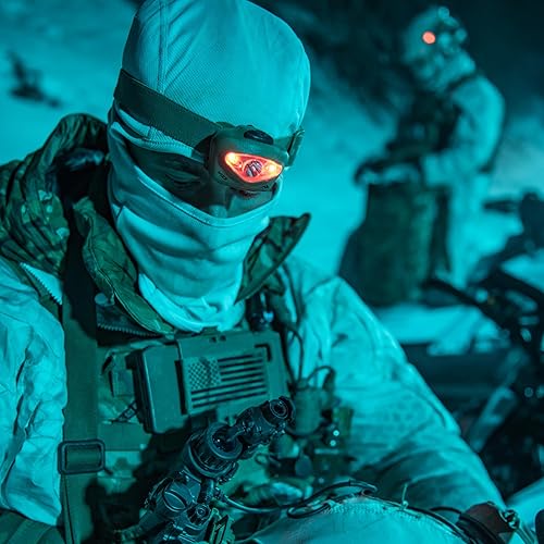 Miniatura 6 de Princeton Tec Vizz Linterna Frontal de 550 Lúmenes LED Ajustable, Resistente al Agua IPX7, Accesorio Esencial para Senderismo, Mochileros, Camping,