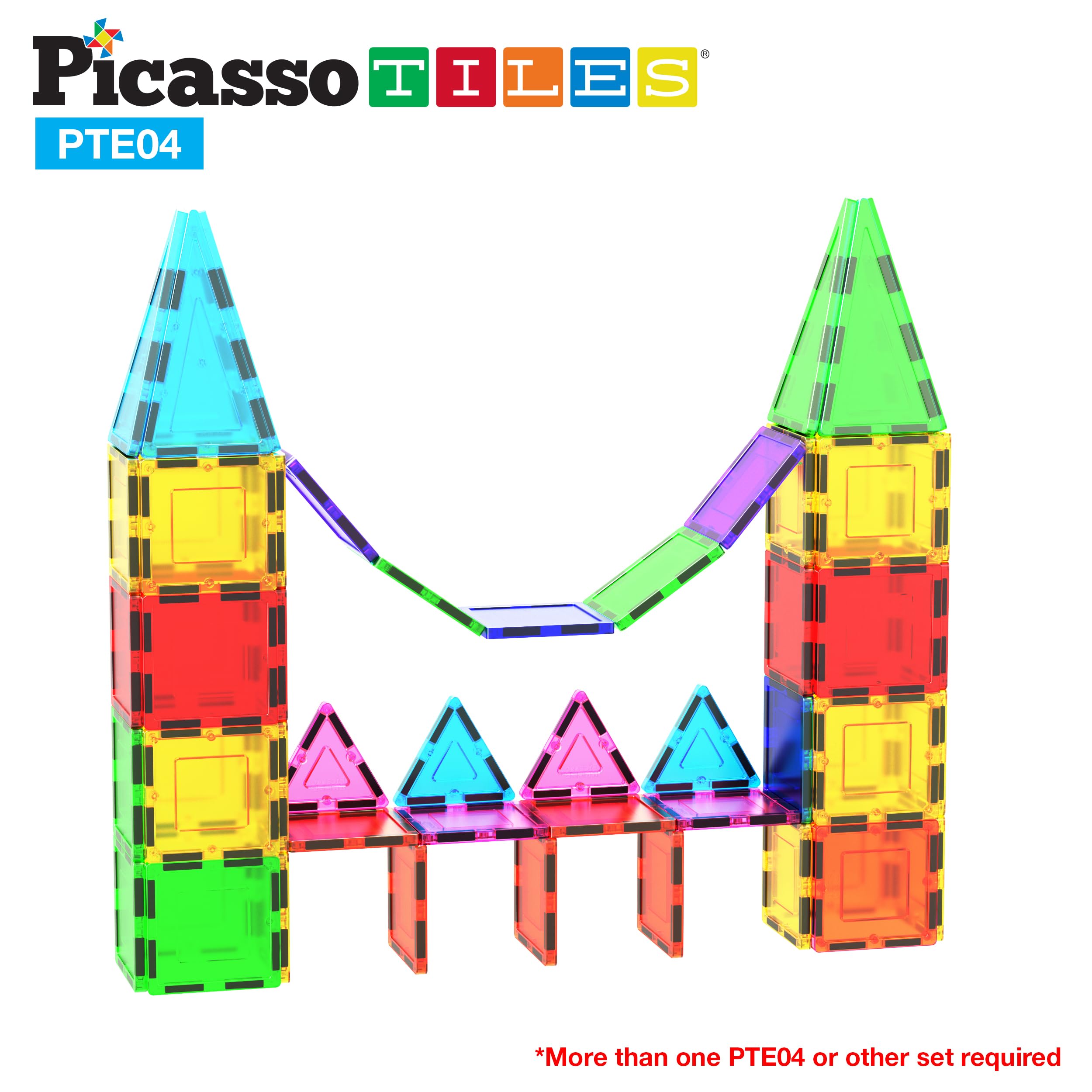 Snapklik.com : Magnetic Building Block Set Magnet Tiles Construction ...