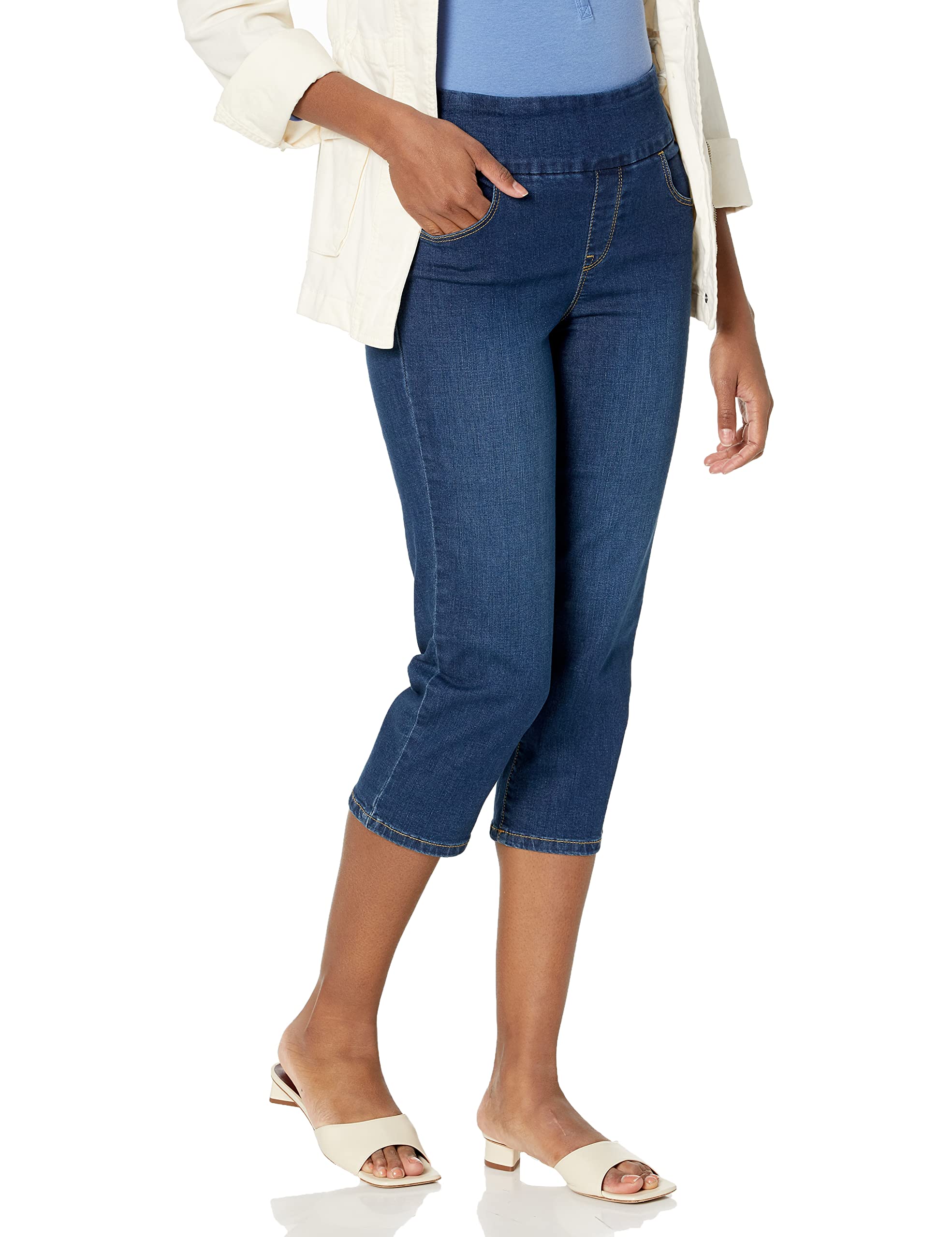 Gloria VanderbiltWomen's Amanda Pull on Capri Plus Size