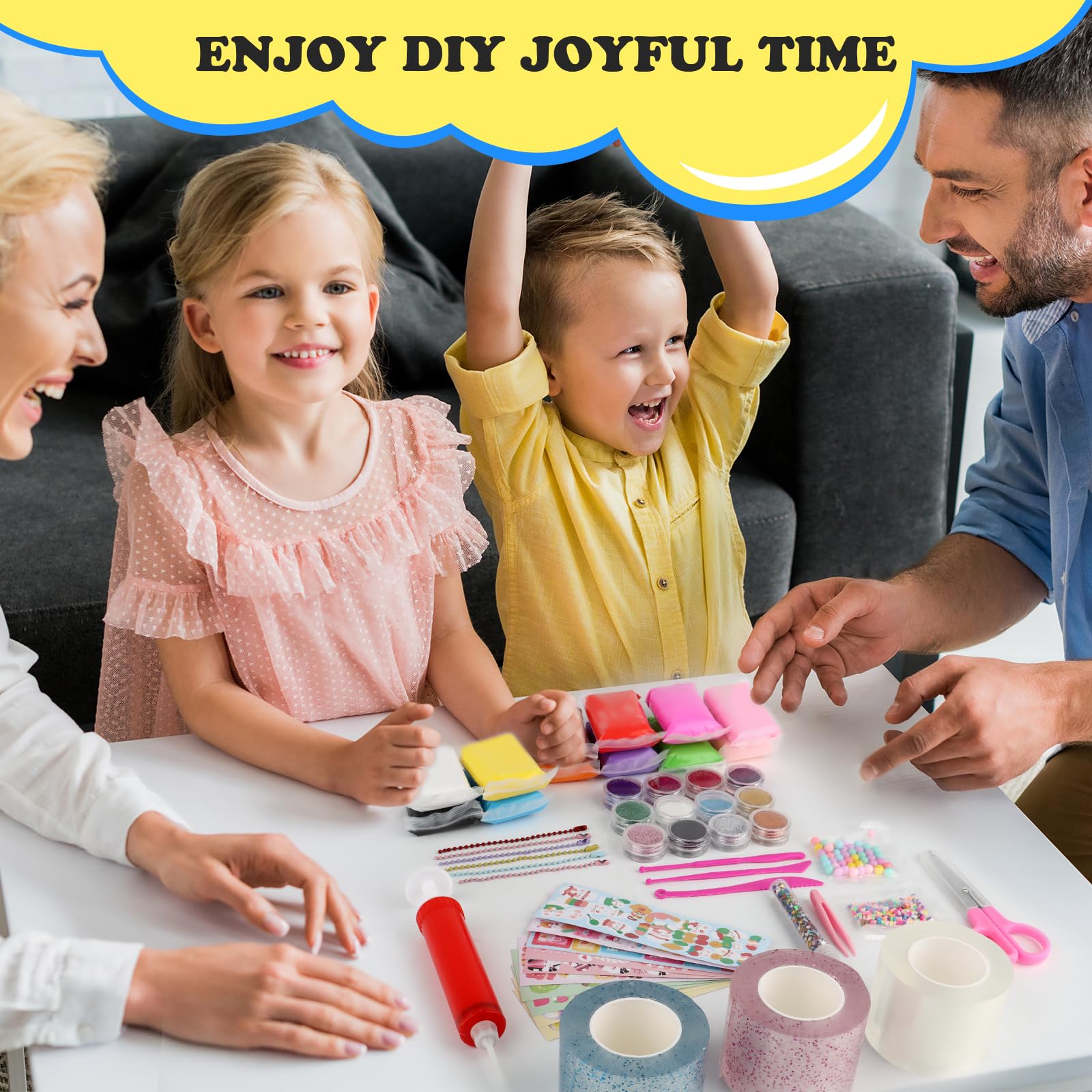 MXTIMWAN Nano Tape Bubbles Set, 55 Stück Doppelseitiges Klebeband Set für Blow Bubbles, DIY Bubble Tape Nano Klebeband mit 3 Rollen Nanoband Doppelseitig für Kinder Jungen Mädchen