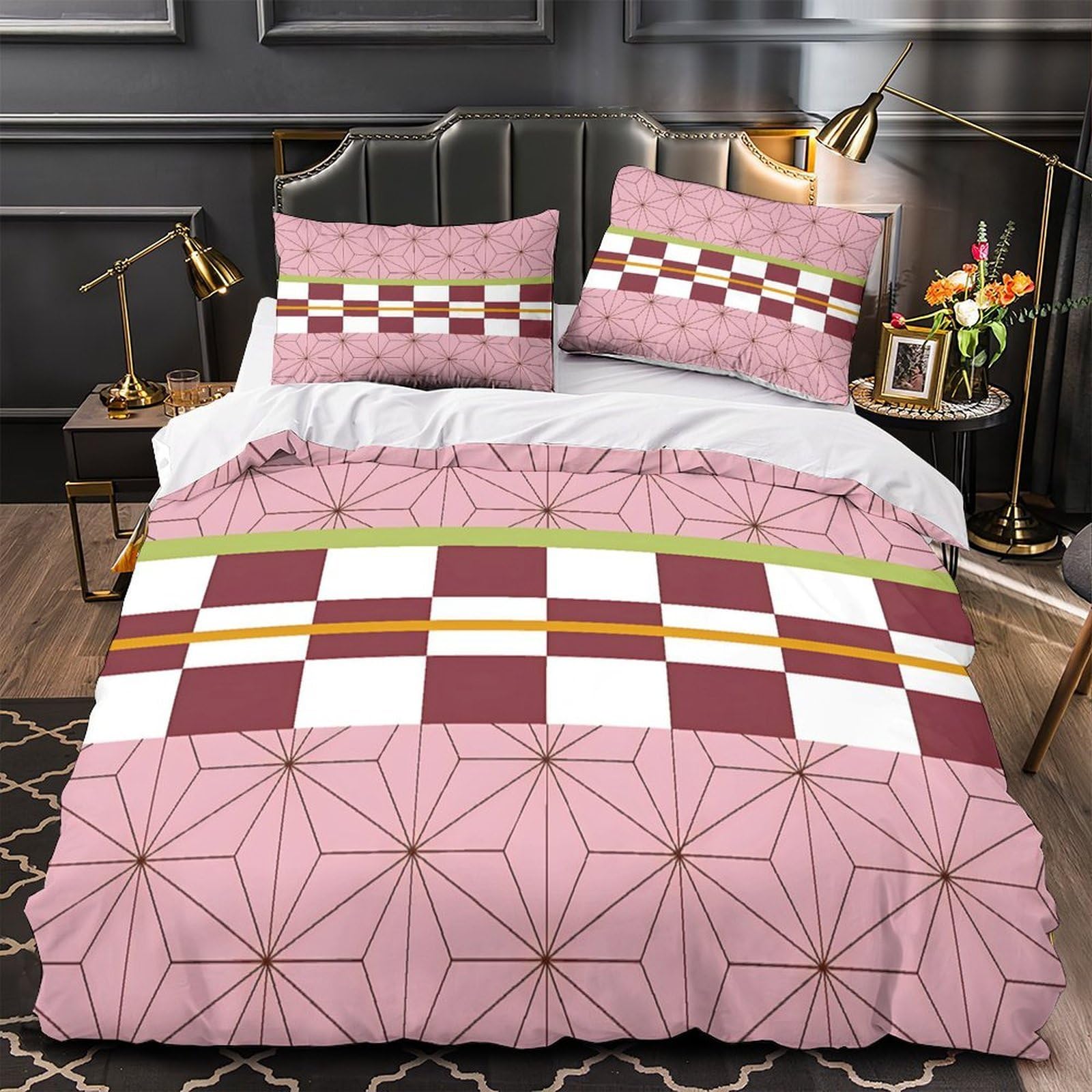Housse de couette fermeture éclair microfibre 135x200 anti-acarien et super douce pour ado