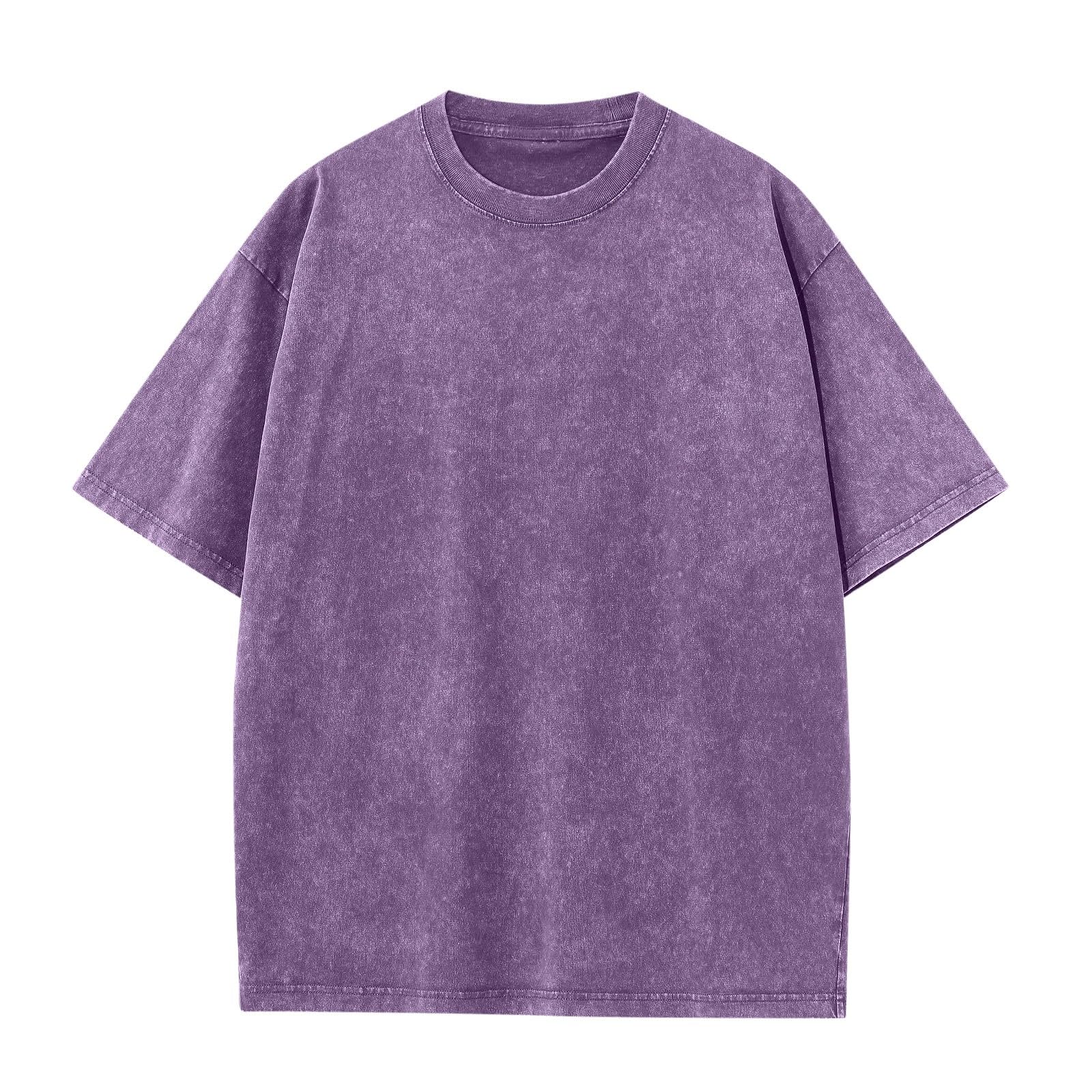 Men Vintage T Shirts Oversized Heavy Cotton Summer T-Shirts Vintage Tee Loose Short Sleeve Casual Tshirts Unisex Tops