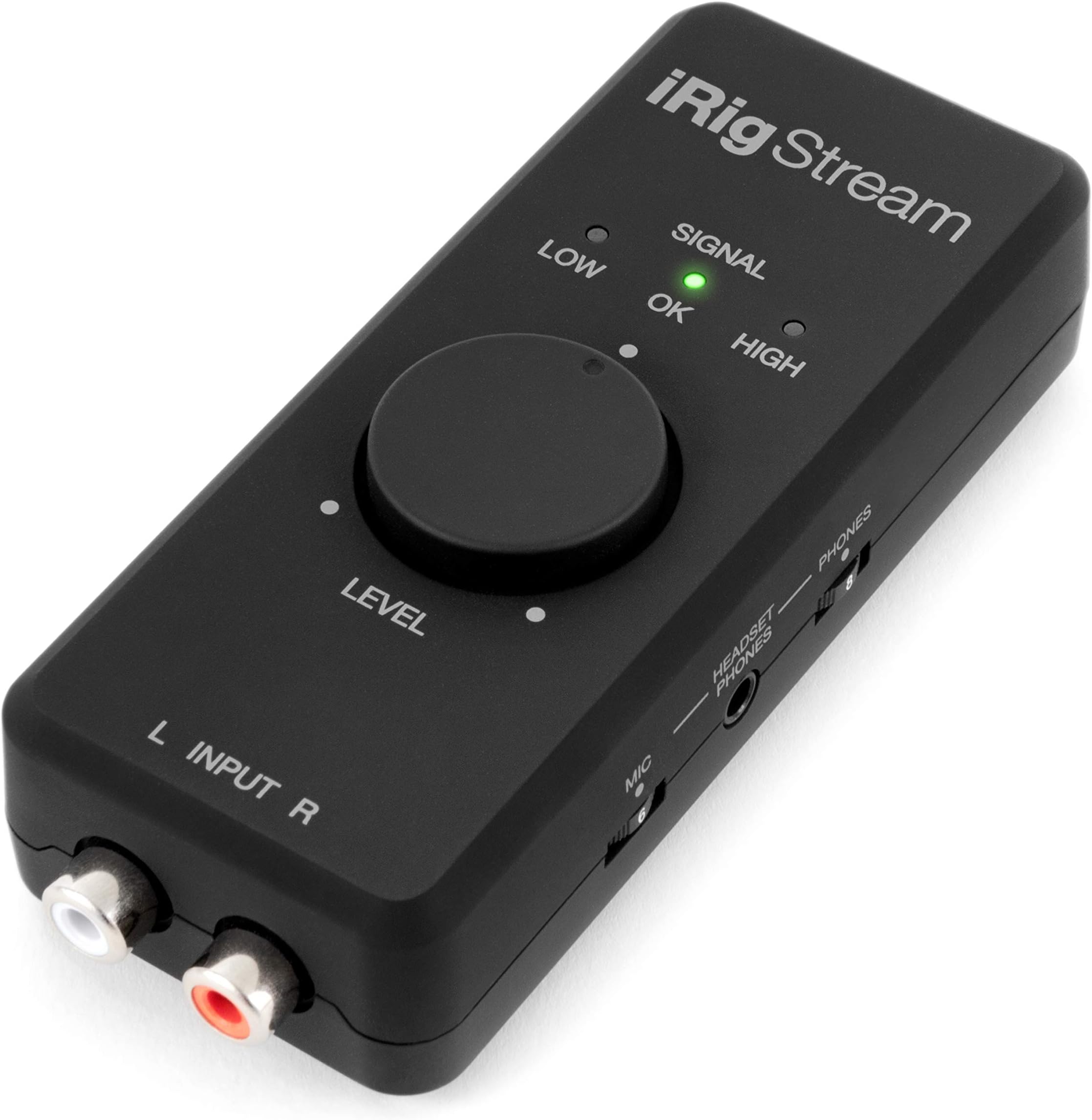 IK Multimedia iRig Stream 2-channel recording & live-streaming audio interface for iPhone, iPad, Android and Mac/PC