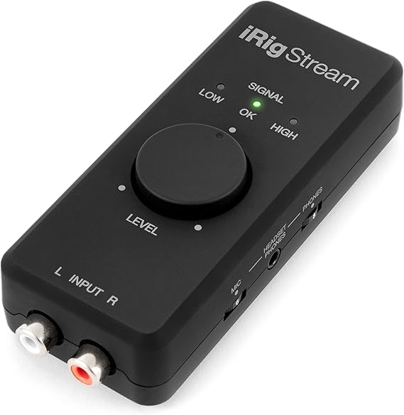 IK Multimedia iRig Stream Stereo Audio Interface for iPhone, iPad, Mac, iOS and PC