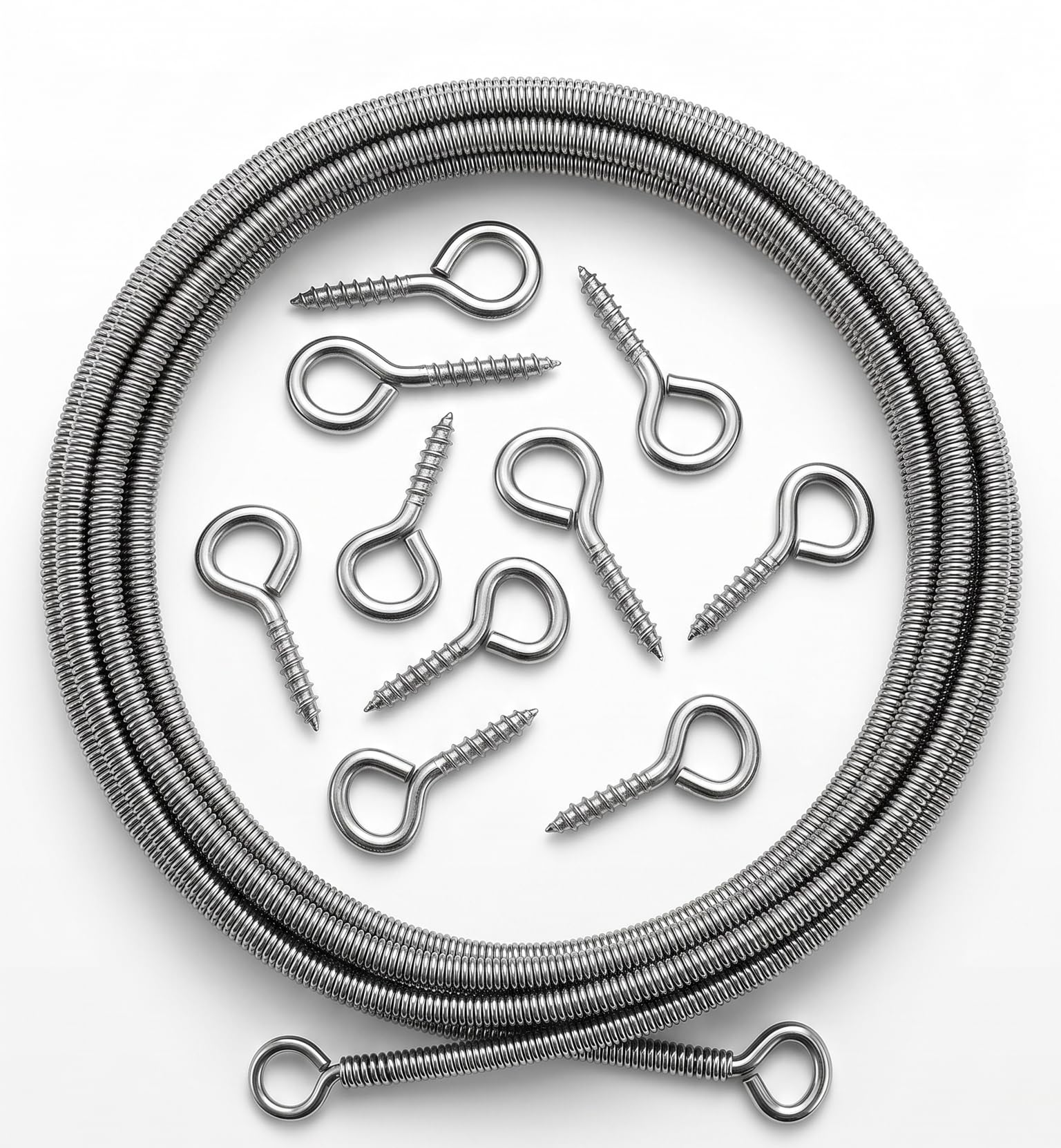Adjustable Curtain Spring Wire Kit 5 Meter-image-12