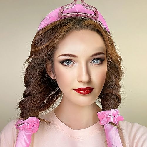 Miniatura 4 de Plancha rizadora sin calor  Diadema sin calor  Rizado satinado sin calor  Diadema para rizar durante la noche  No requiere calor, crea hermosos