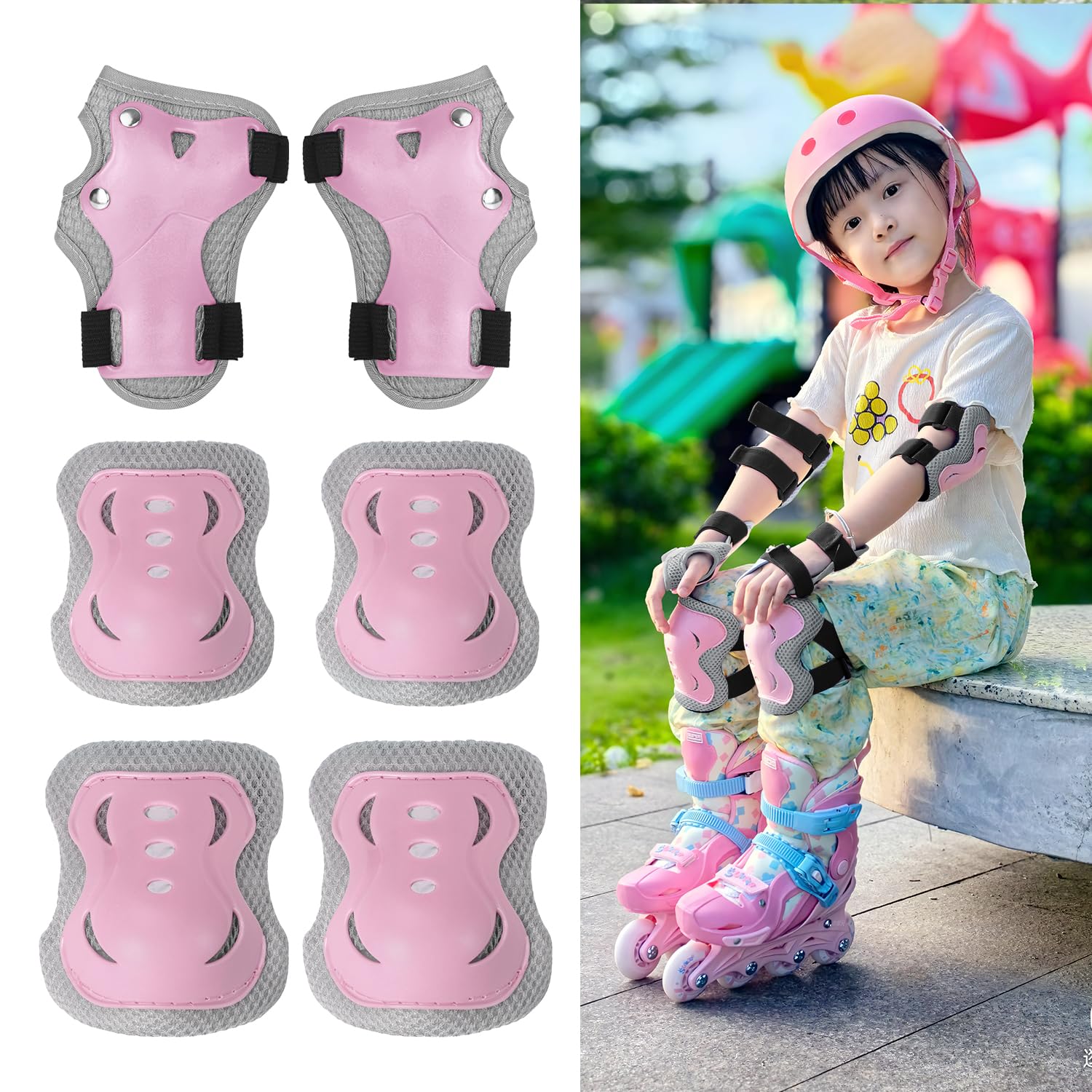 LittleSo プロテクター キッズ 6点セット 子供用 年齢目安3~12歳…