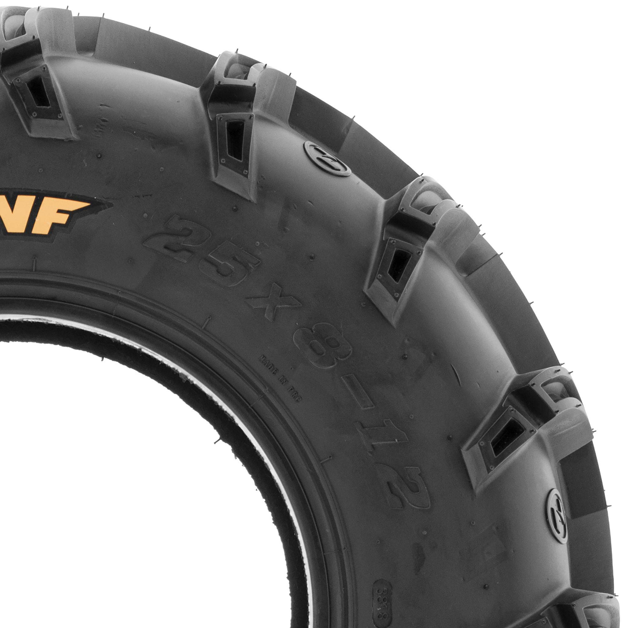 SunF A050 25 x 8-12 25 x 8 x 12 AT Barro y camino Quad ATV UTV SXS Neumáticos 6PR TL, juego de 2 unidades