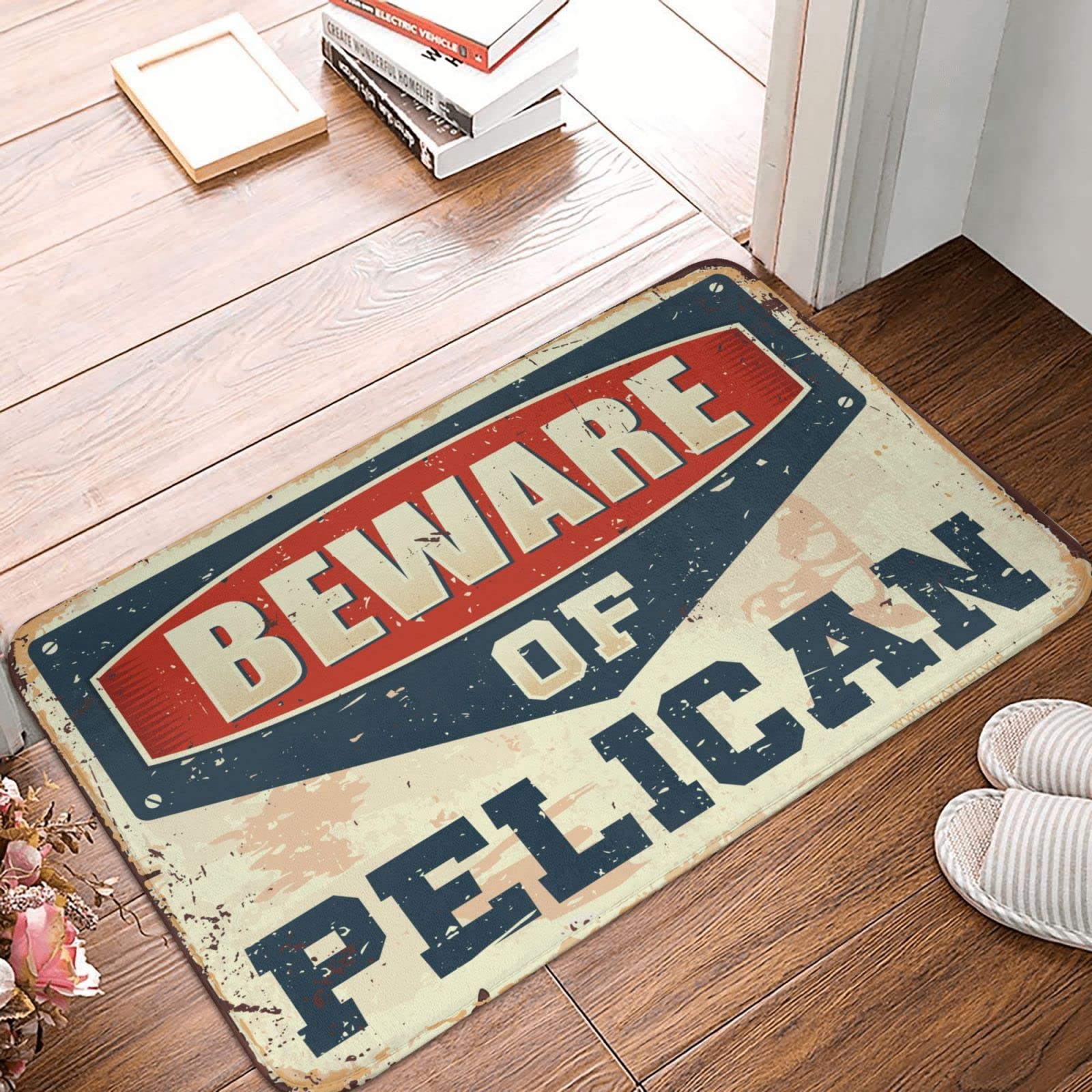 Tapis de porte d'entrée pélican : la solution drôle contre les salissures de piscine