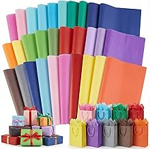 Shindel 120 Sheets Tissue Paper, 20x14 Inch Gift Wrapping Paper Bulk for DIY Crafts Gift Box Wrapping 20 Colors