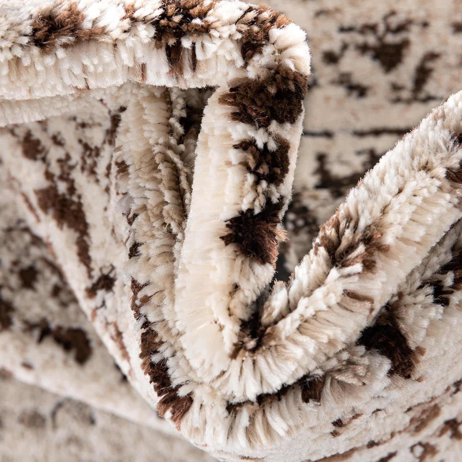 Rugs.com Hermitage Collection Rug – 10' x 14' Chocolate Brown Medium Rug Perfect for Living Rooms, Large Dining Rooms, Open Floorplans