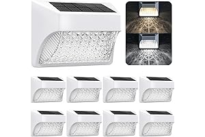 Solar Fence Lights Outdoor 8 Pack - Illuminate Your Outdoors with Effortless Solar Power