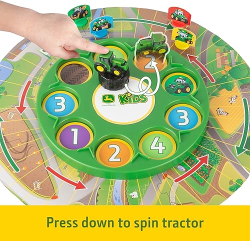 Miniatura 3 de John Deere Go Johnny Go - Juego de mesa - Juegos de agricultura cooperativa para la noche de juegos - Juguetes de John Deere y juegos de mesa -