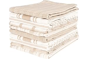 KAF Home Beige Kitchen Ultra Absorbent Dish Towels