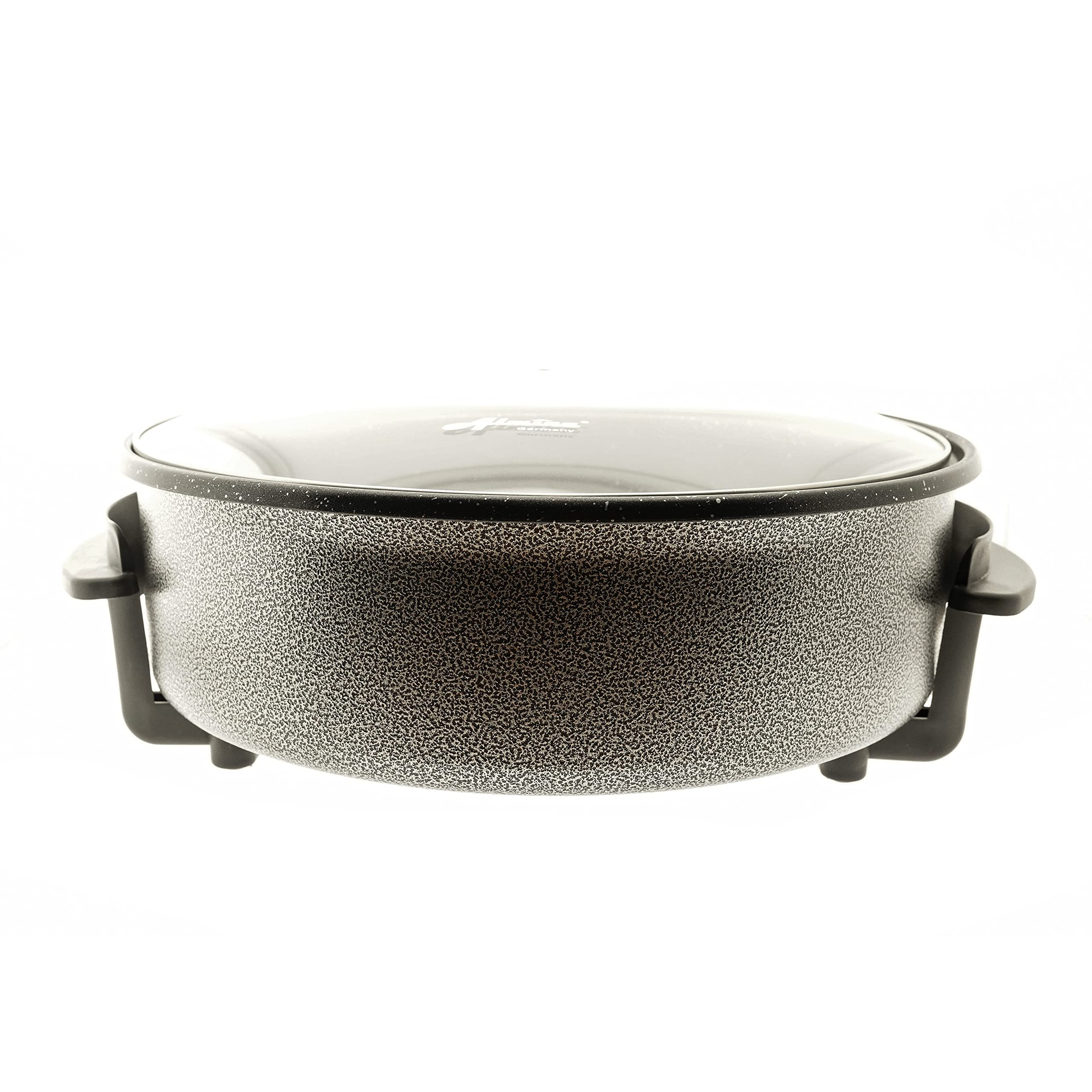 Elektrische Ceramic Pizzapfanne 42x9cm Antihaft Beschichtet 1500 Watt