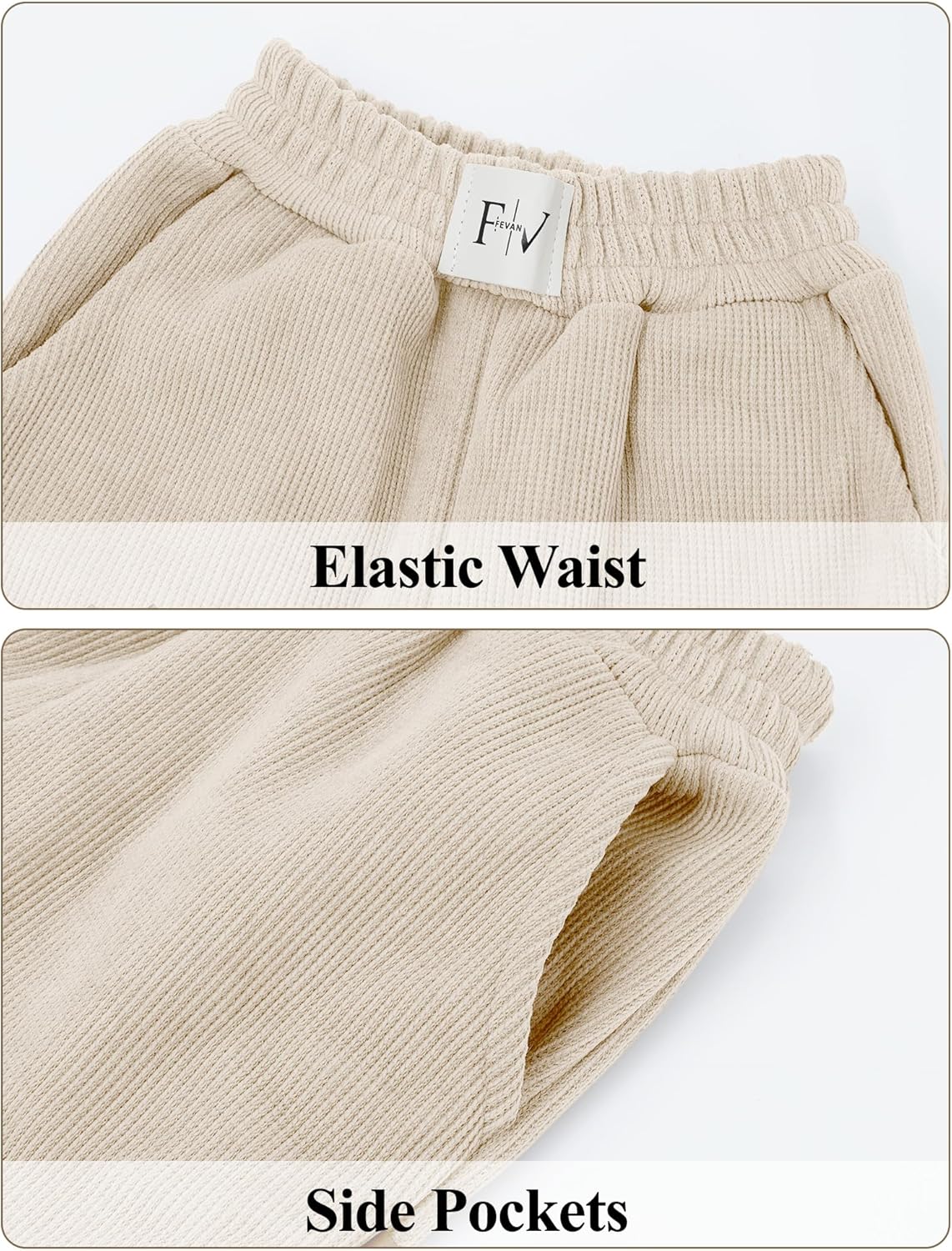 Happy Cherry Toddler Kids Winter Jogger Pants Fleece Lined Thick Sweatpants for Boys Girls - Image 3