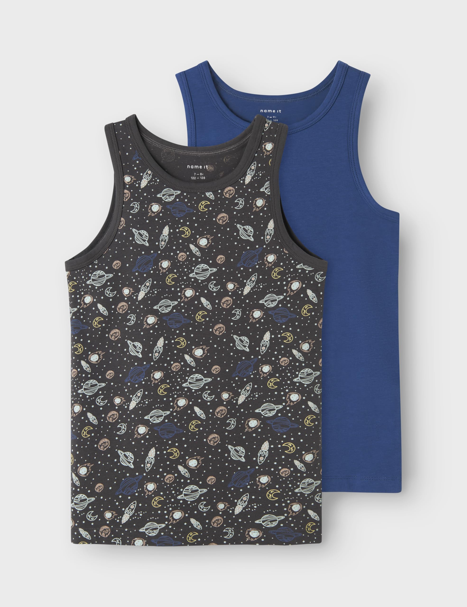 Chłopięcy Nkmtank Top 2P Iron Space Noos (2 sztuki), Forged Iron, numeric_122