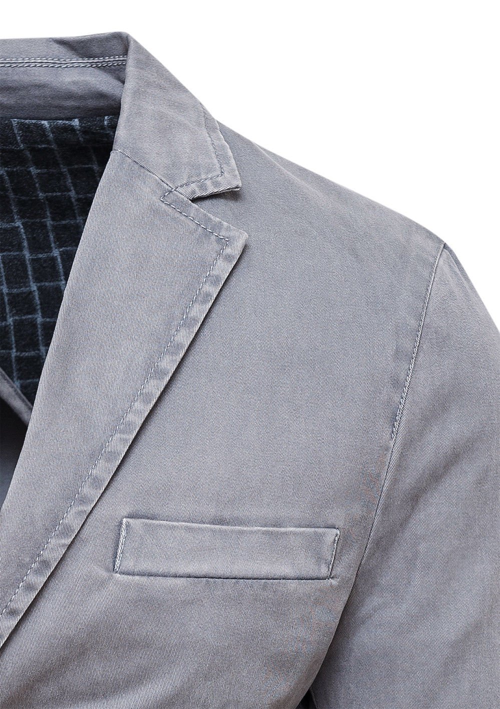 Evoga Giacca Uomo Sartoriale Slim Fit Blazer Casual Elegante in Cotone