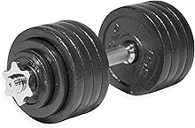 CAP Barbell 52.5-Pound Adjustable Dumbbell Set, Single, Black
