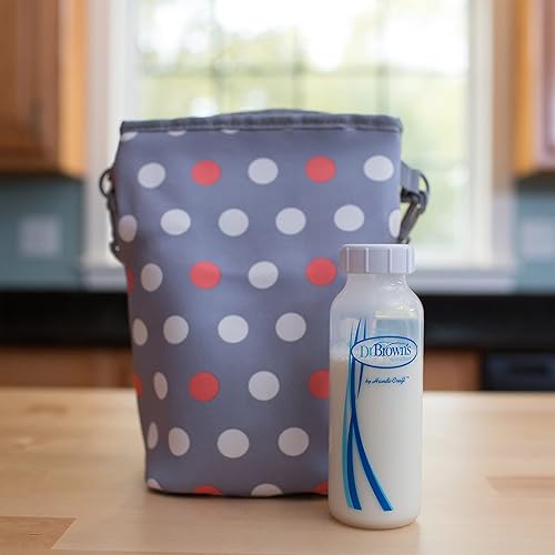 Miniatura 7 de Dr. Brown's Anti-Colic Options+ Biberones estrechos, 8 onzas, paquete de 4 con pezón de flujo lento 0.0 ft+ y tapas de viaje, paquete estrecho de 3