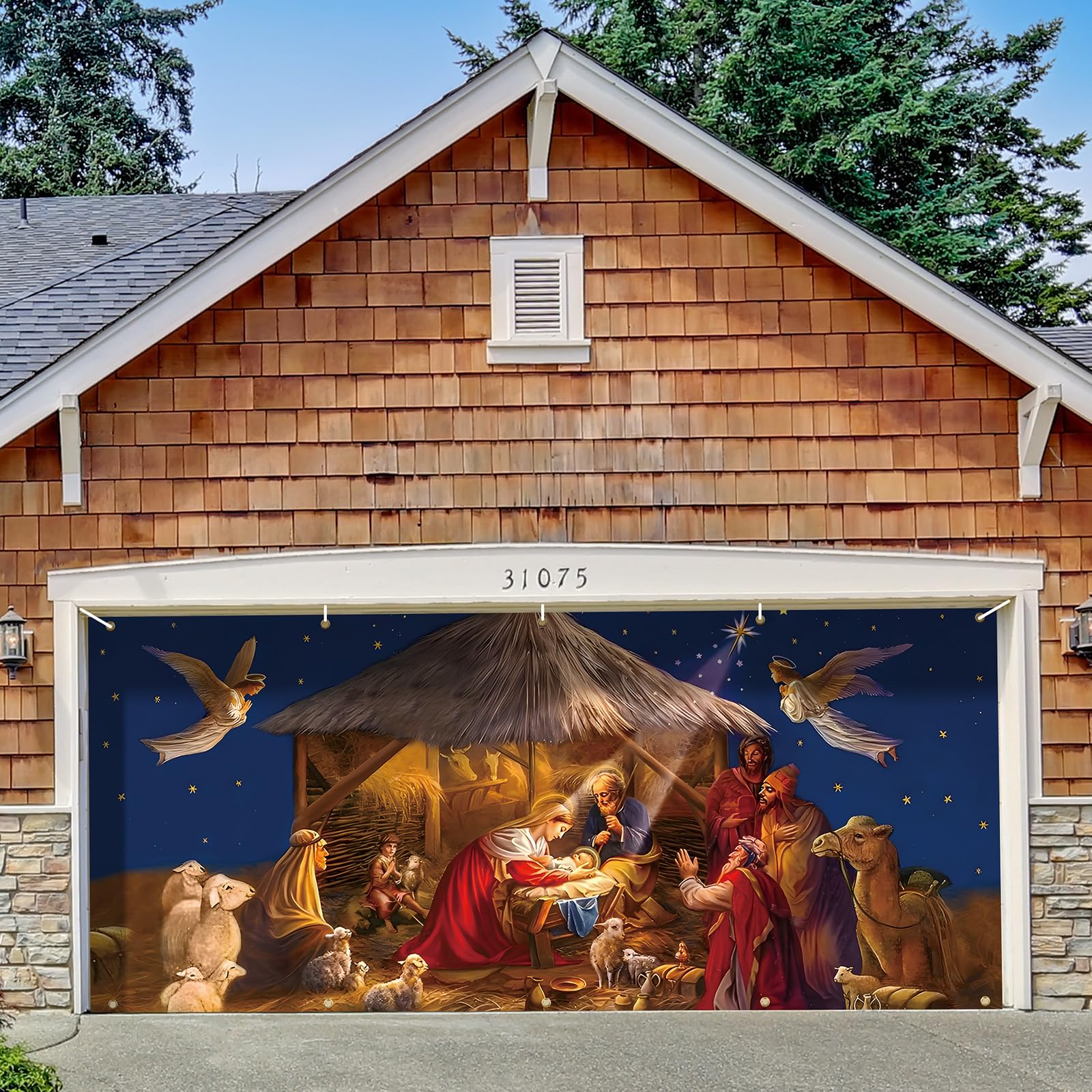 Christmas Garage Door Decorations Merry Christmas Garage Door Cover Christmas garage door decorations merry christmas garage door cover