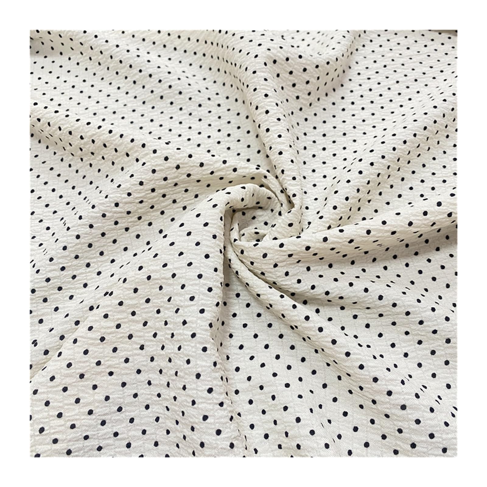 Polka Dot Fabric Multicolor Multiple Sizes for Clothing Crafts(Color9,Length 1 Meter)